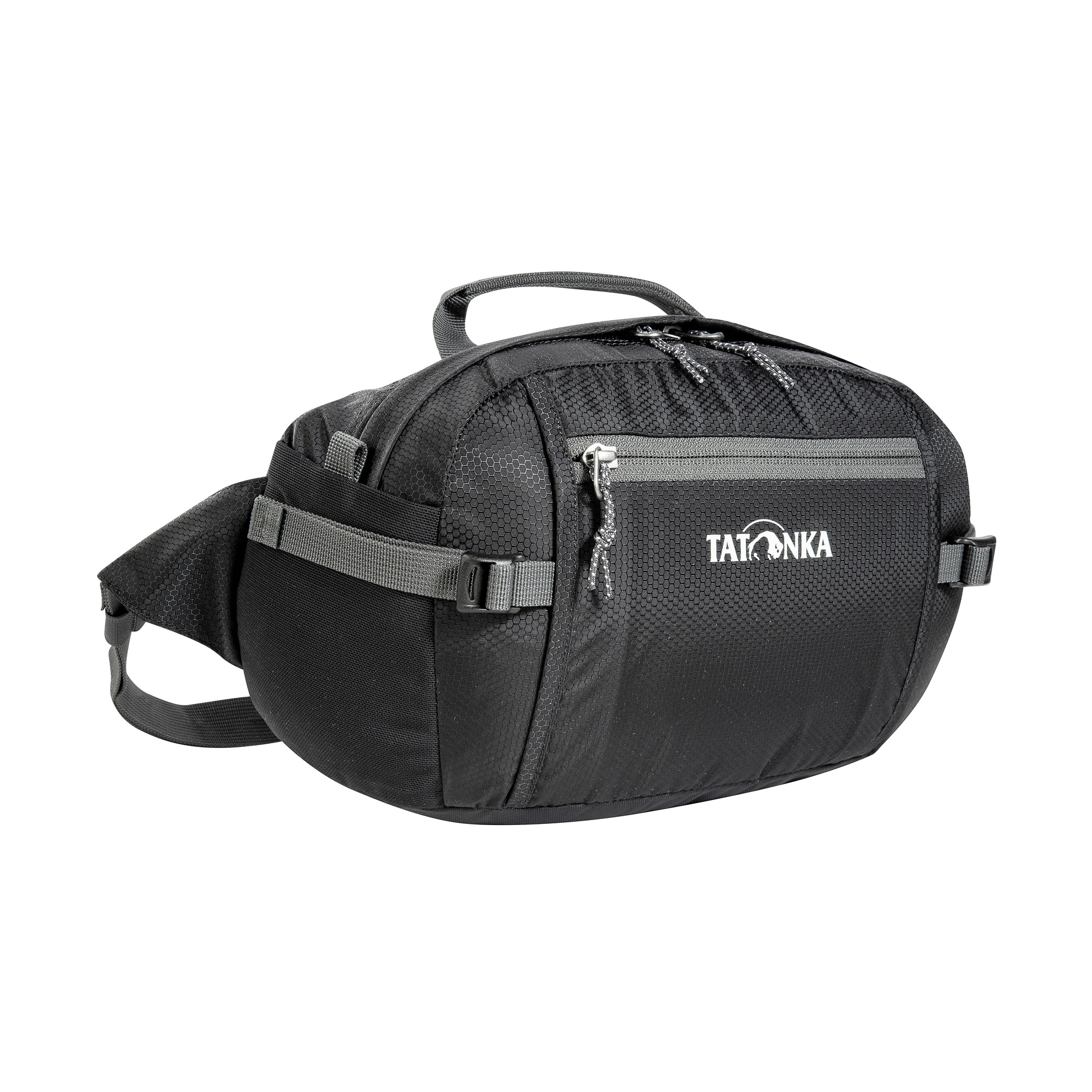 Tatonka Hip Bag M black schwarz Bauchtaschen - Ansicht seitlich-vorne Tasche, Zubehör, Handtasche, Rucksack, Tatonka Hip Bag M black schwarz Bauchtaschen - Ansicht seitlich-vorne