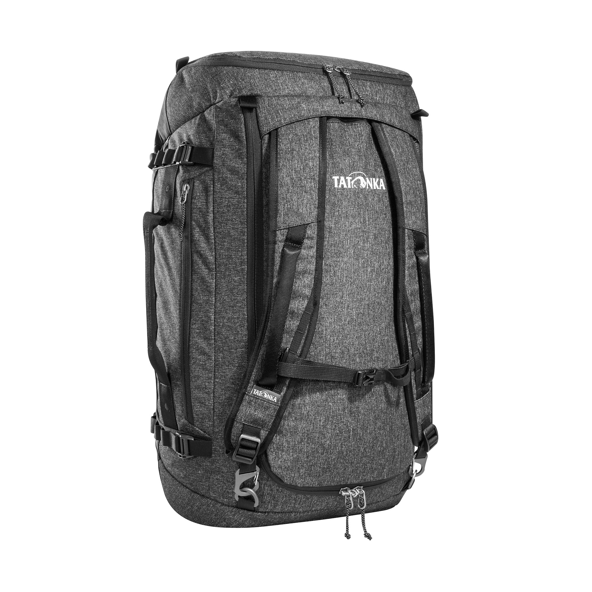 Tatonka Duffle Bag 45 black schwarz Reisetaschen - Ansicht seitlich-vorne Tasche, Rucksack, Tatonka Duffle Bag 45 black schwarz Reisetaschen - Ansicht seitlich-vorne