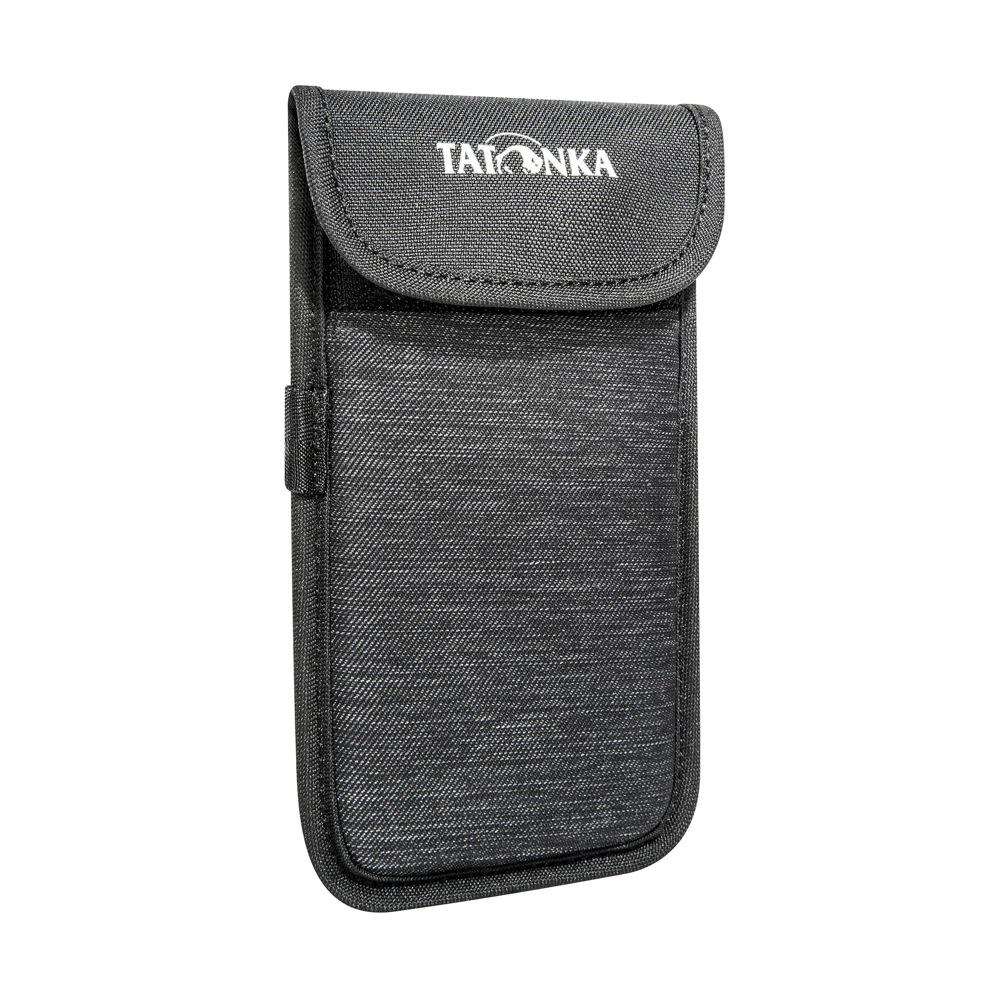 Tatonka Smartphone Case L off black schwarz Handyhüllen - Ansicht seitlich-vorne Zubehor, Tasche, Handtasche, Riemen, Tatonka Smartphone Case L off black schwarz Handyhüllen - Ansicht seitlich-vorne