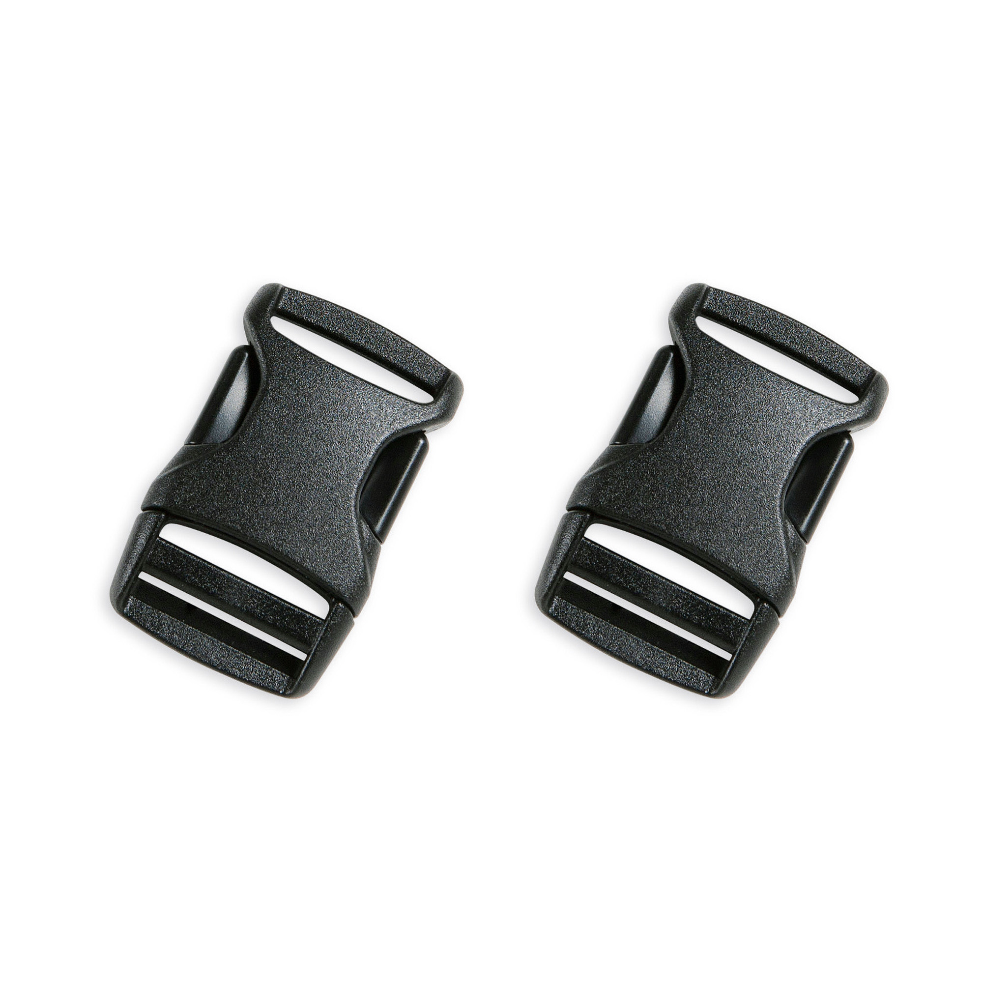 Tatonka SR-Buckle 20mm Paar black schwarz Rucksack-Zubehör - Ansicht seitlich-vorne Zubehor, Schnalle, Tatonka SR-Buckle 20mm Paar black schwarz Rucksack-Zubehör - Ansicht seitlich-vorne