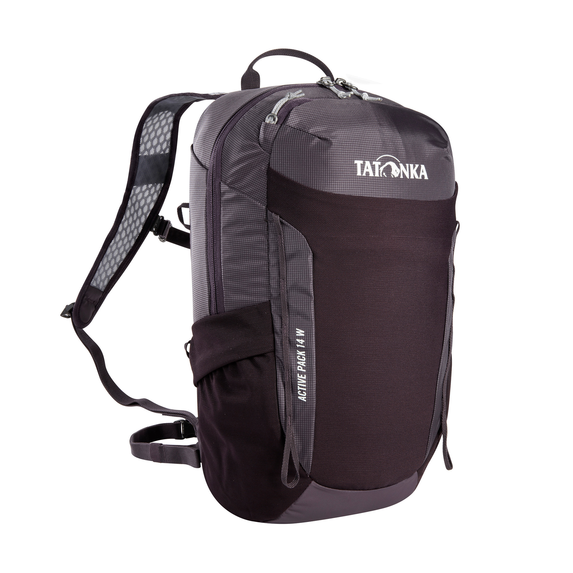 Tasche, Rucksack, Tatonka Active Pack 14 Women midnight plum lila Wanderrucksäcke - Ansicht seitlich-vorne