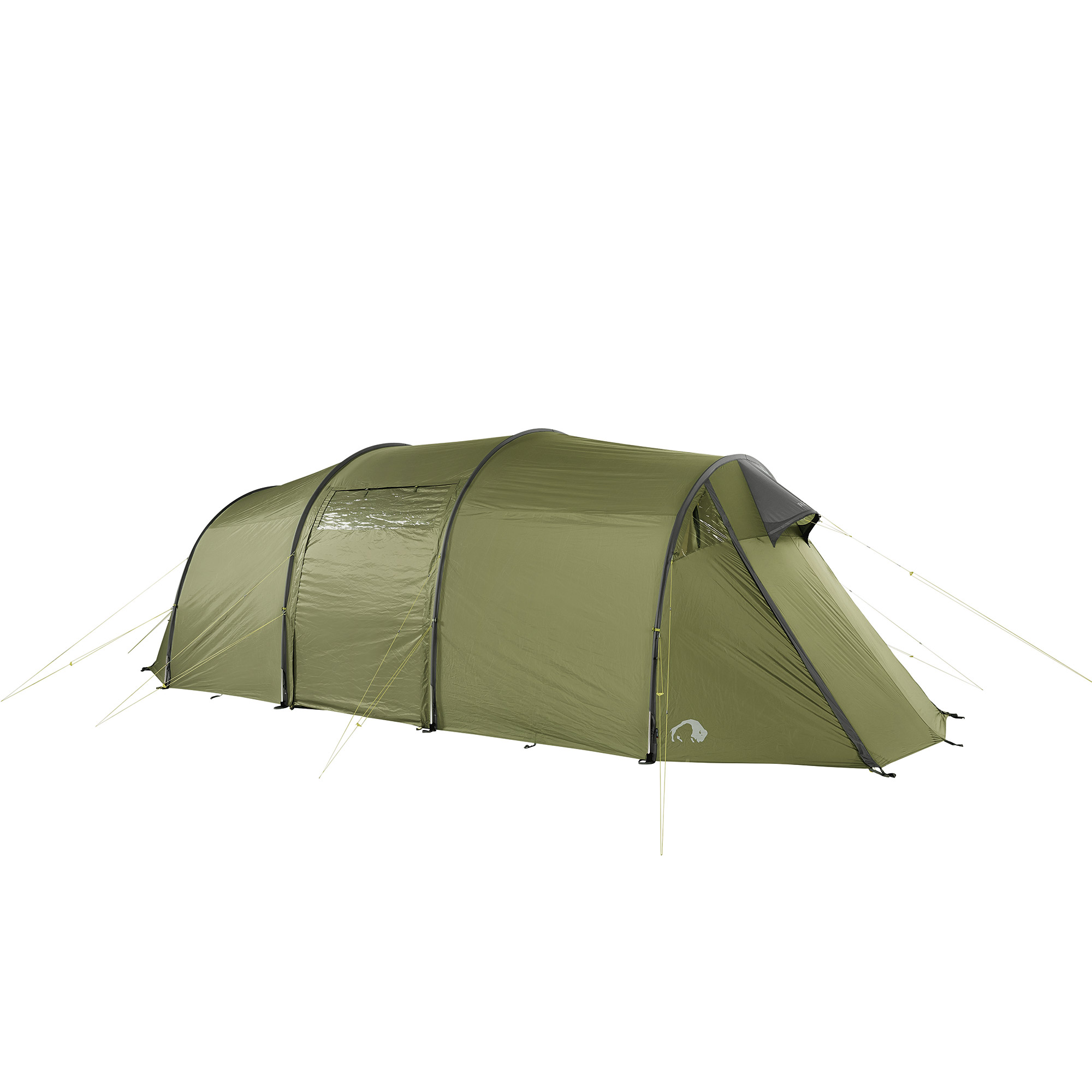 Zelt, Campen, Zelt in den Bergen, Natur, Draußen, Zelt, Campen, Zelt in den Bergen, Natur, Draußen, Zelt, Campen, Zelt in den Bergen, Natur, Draußen, Tatonka Family Trek II light olive grün Familienzelte - Ansicht seitlich-vorne