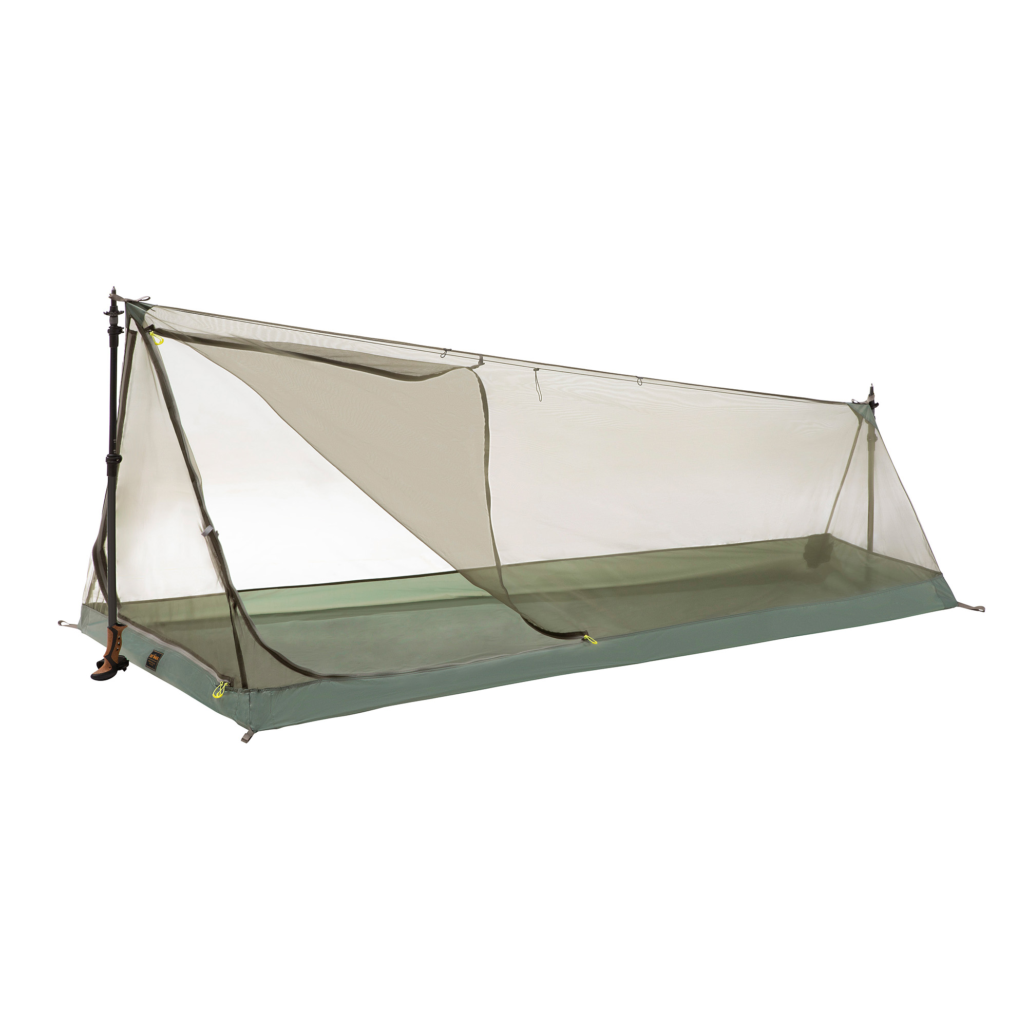 Tatonka Single Mesh Tent olive grün 1-Personen-Zelte - Detailansicht Moskitonetz, Tatonka Single Mesh Tent olive grün 1-Personen-Zelte - Detailansicht
