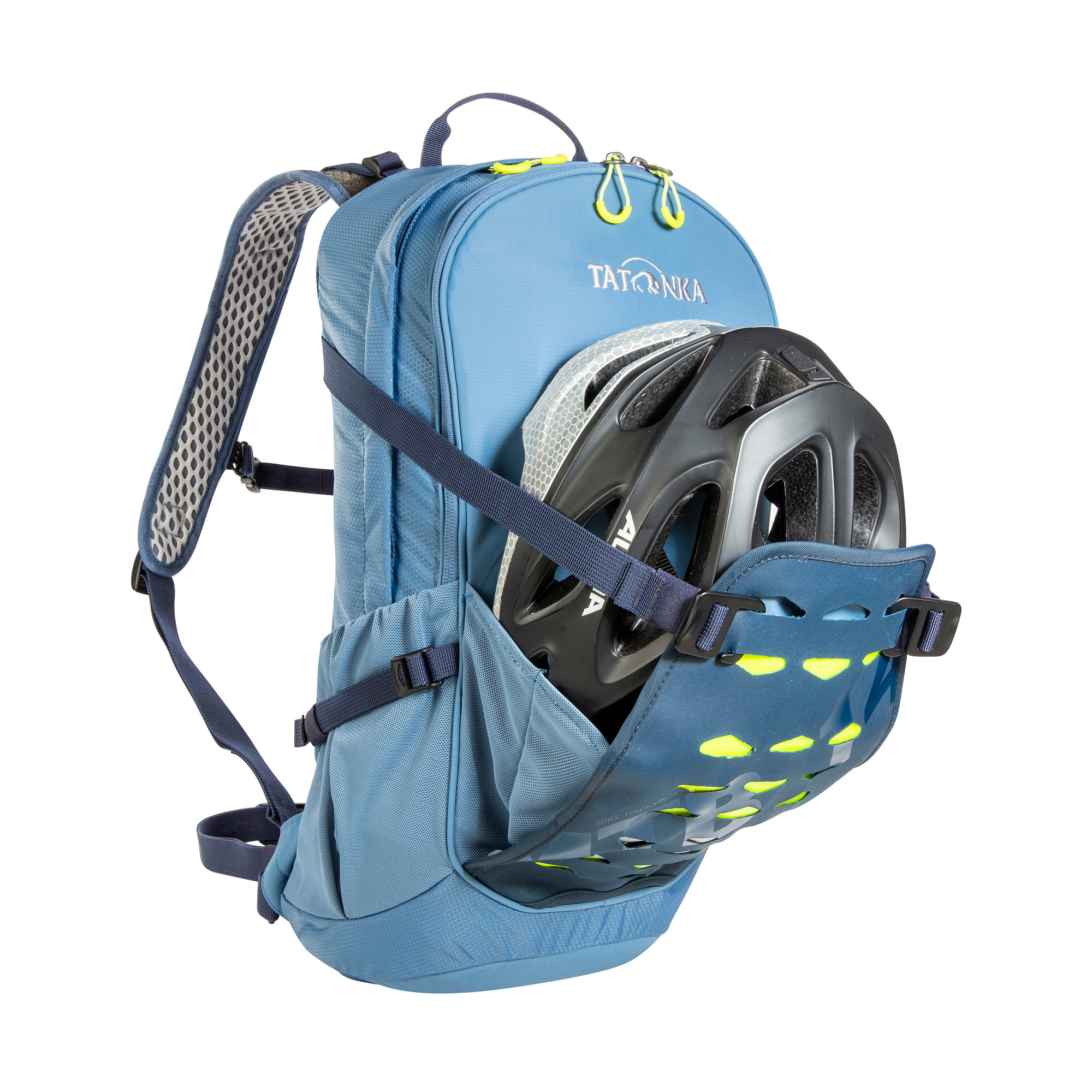 Tatonka Bike Backpack MTB 14 elemental blue blau Fahrradrucksäcke - Detailansicht Tasche, Rucksack, Helm, Tatonka Bike Backpack MTB 14 elemental blue blau Fahrradrucksäcke - Detailansicht