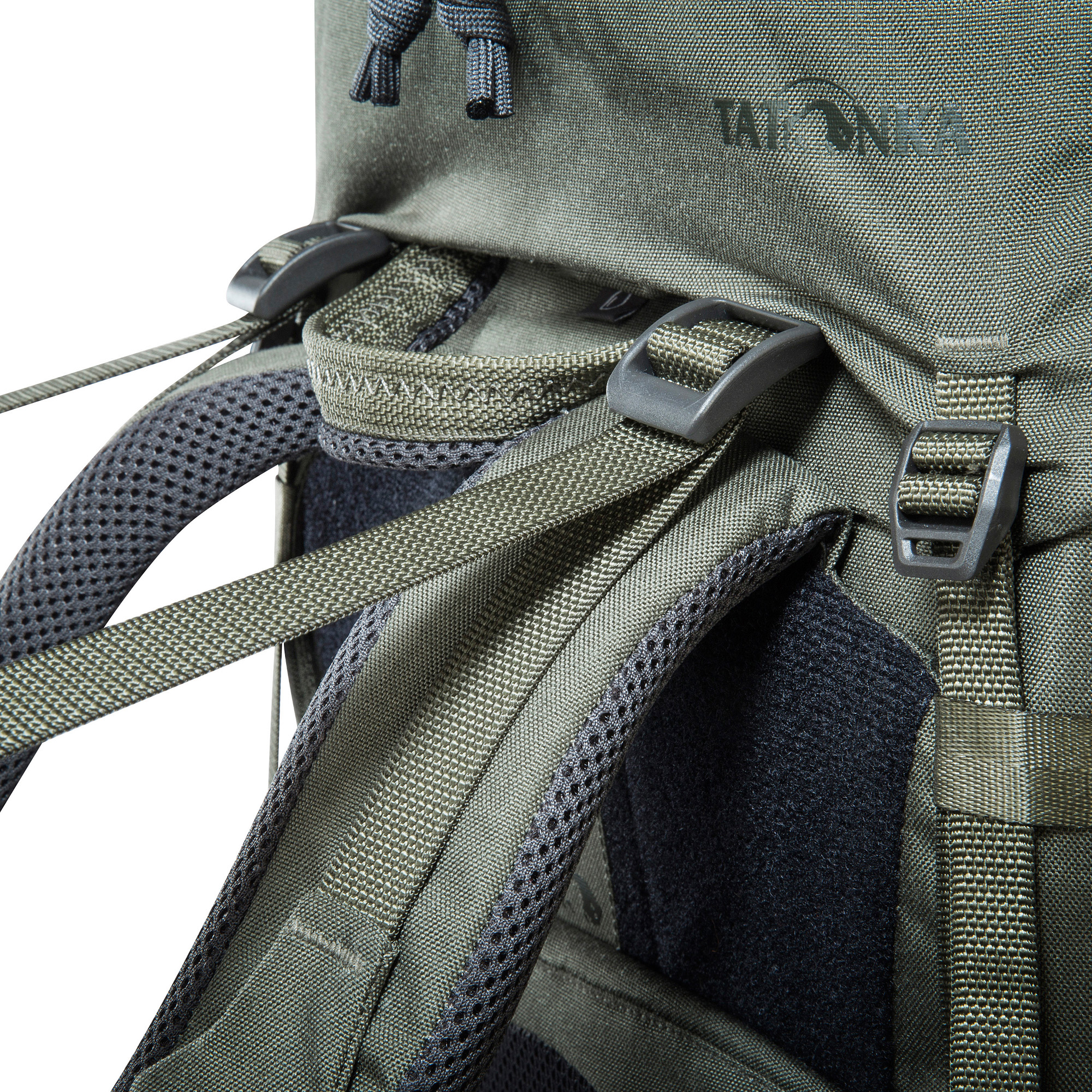 Tasche, Rucksack, Zubehör, Handtasche, Tatonka Pyrox 40+10 Women BC stone grey olive grau Trekkingrucksäcke - Detailansicht