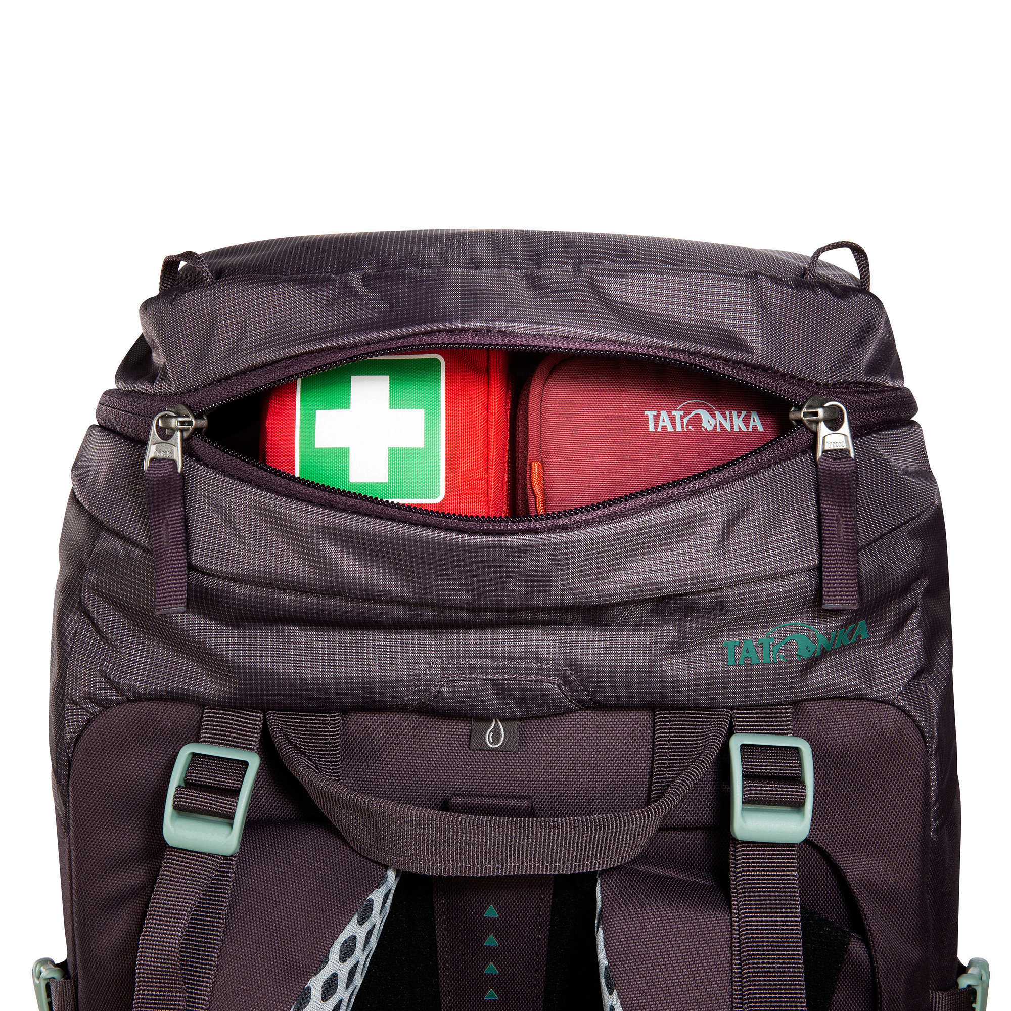 Tasche, Erste Hilfe, Rucksack, Tatonka Norix 44 Women midnight plum lila Trekkingrucksäcke - Detailansicht