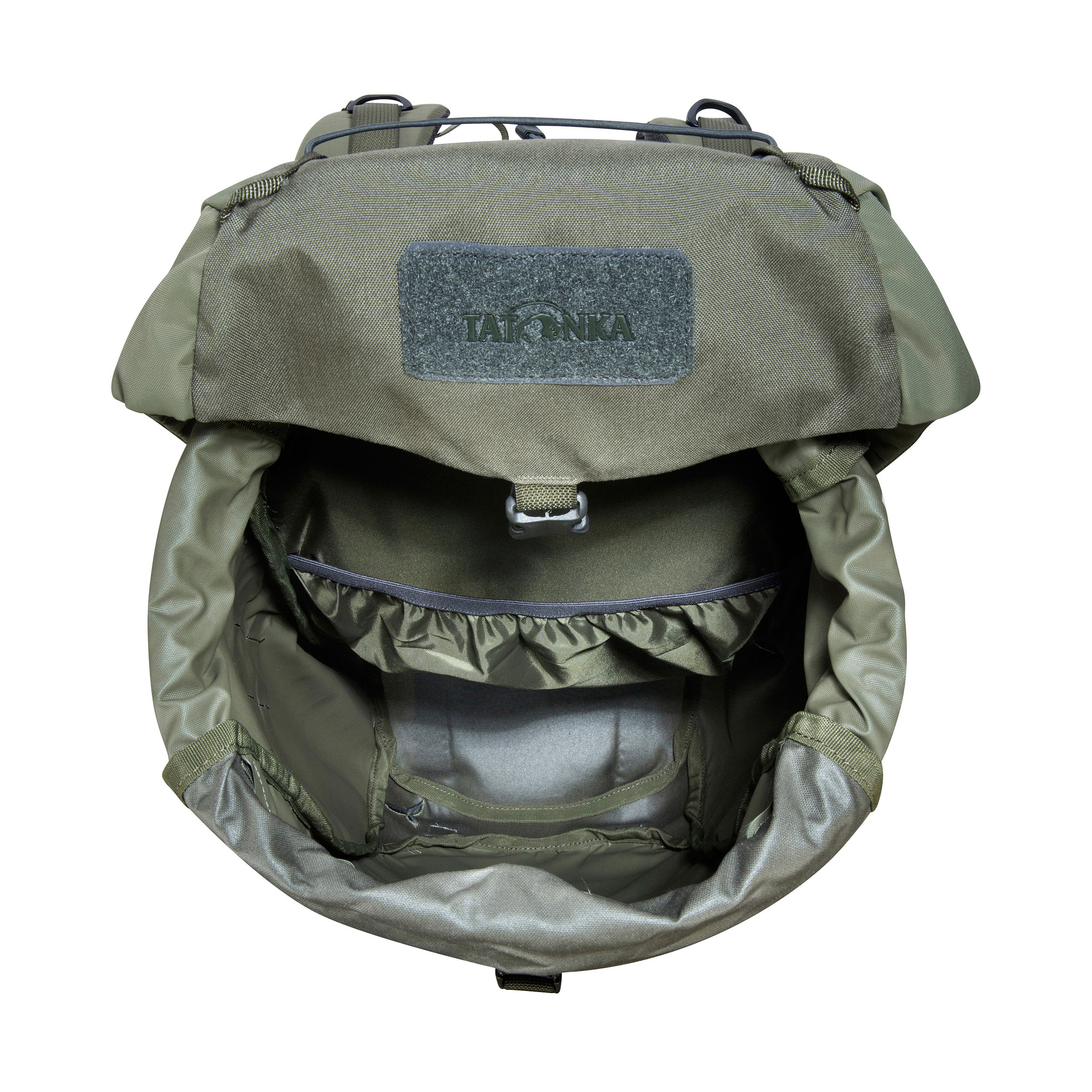 Tatonka Hike Pack 25 Women BC stone grey olive grau Wanderrucksäcke - Detailansicht Tasche, Rucksack, Tatonka Hike Pack 25 Women BC stone grey olive grau Wanderrucksäcke - Detailansicht