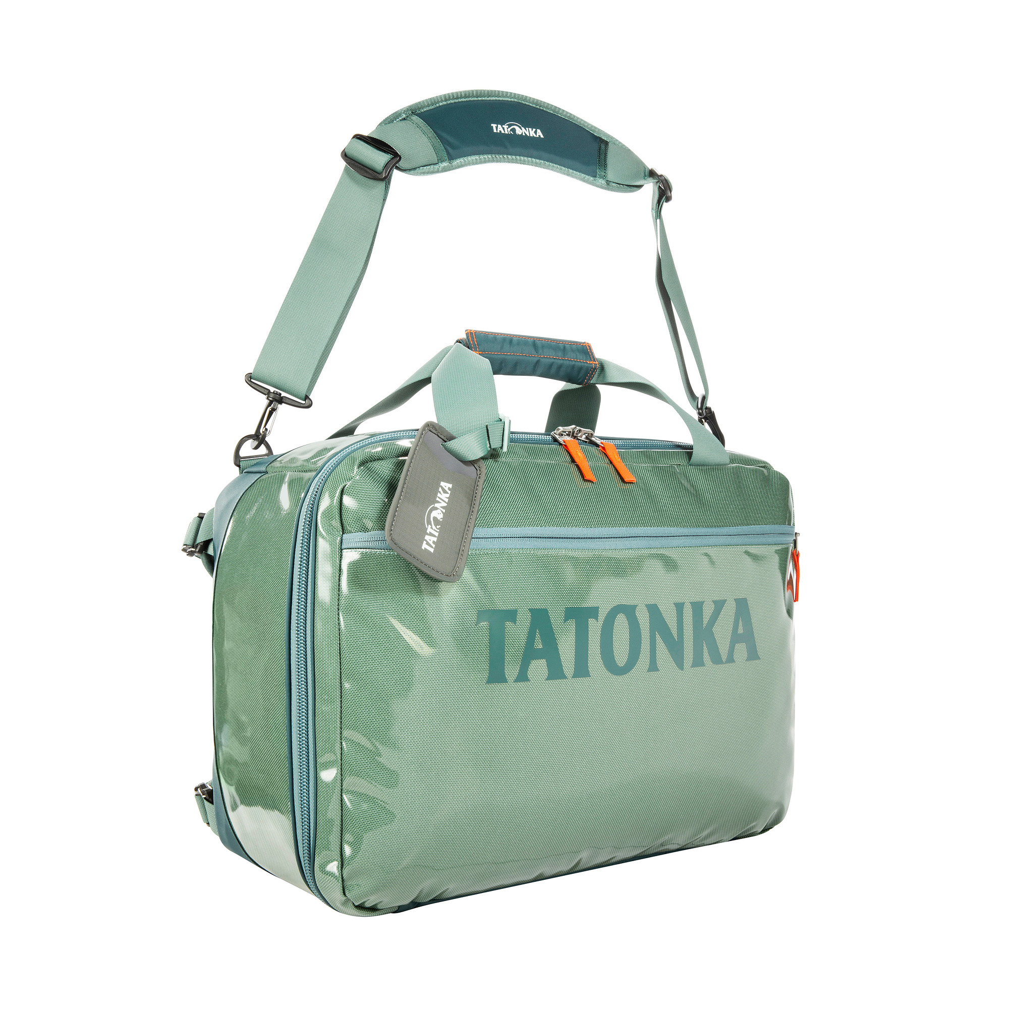 Tatonka Flight Barrel sage green grün Reisetaschen - Ansicht seitlich-vorne Zubehor, Tasche, Handtasche, Tatonka Flight Barrel sage green grün Reisetaschen - Ansicht seitlich-vorne