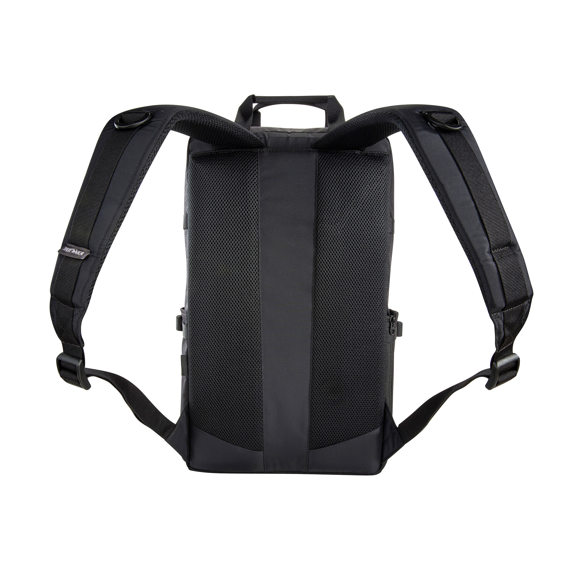 Rucksack, Rucksack Rückenpolster, Schultasche, Schwarz, Mesh-Träger, Tatonka EDC Pack 23 BC black schwarz - Detailansicht