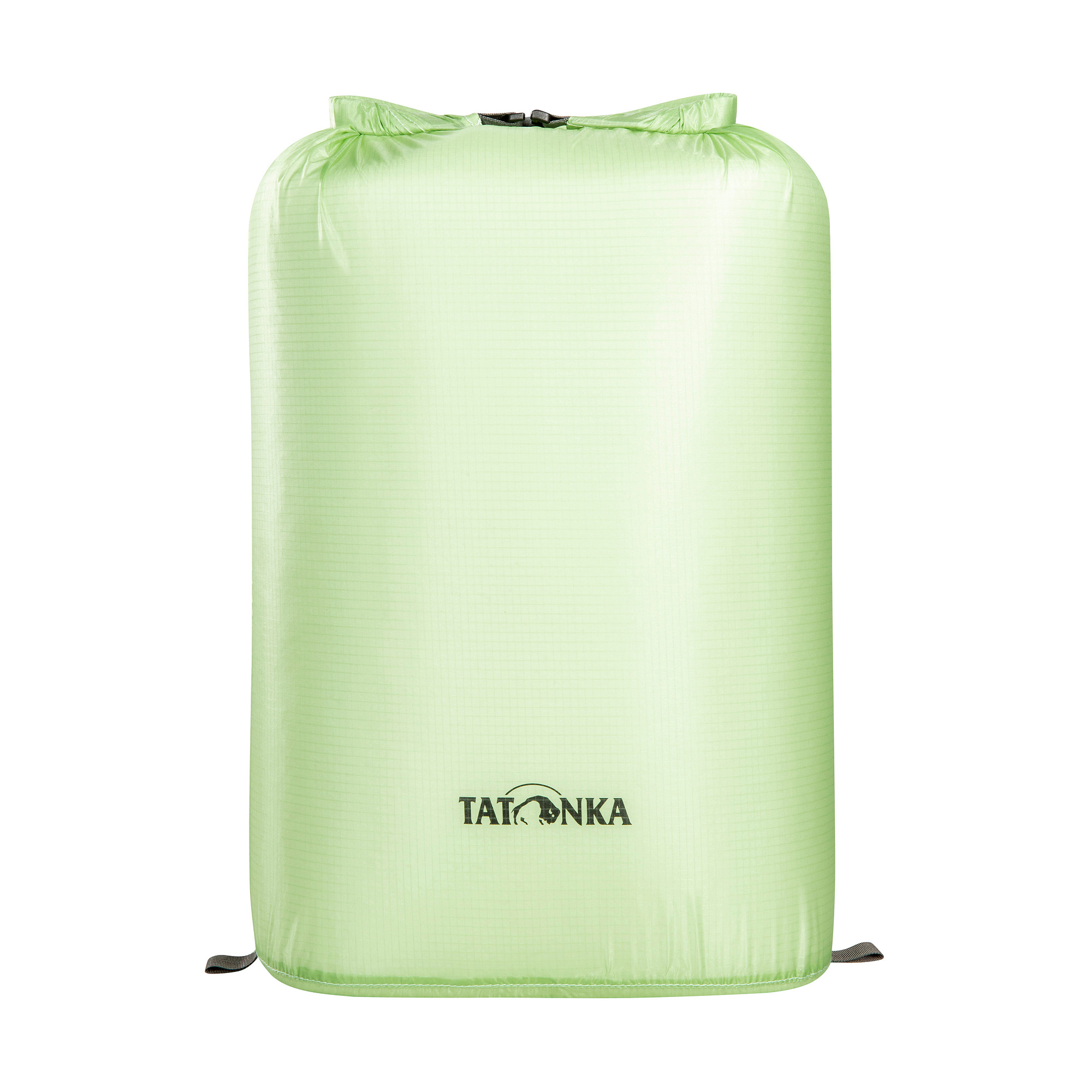 Tatonka SQZY Dry Bag 20l lighter green grün Reisezubehör - Ansicht seitlich-vorne Tasche, Tatonka SQZY Dry Bag 20l lighter green grün Reisezubehör - Ansicht seitlich-vorne