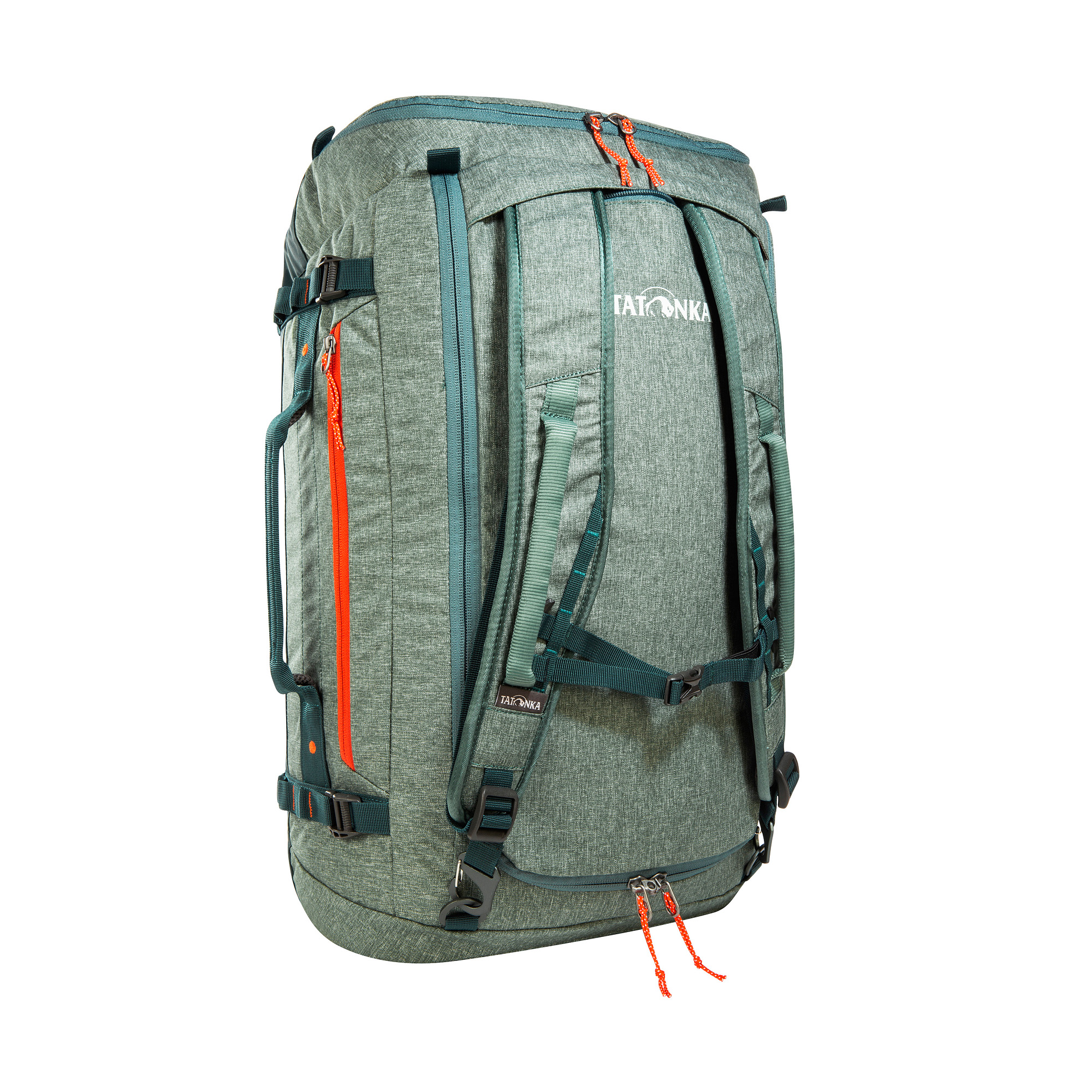 Tatonka Duffle Bag 45 sage green grün Reisetaschen - Ansicht seitlich-vorne Tasche, Rucksack, Tatonka Duffle Bag 45 sage green grün Reisetaschen - Ansicht seitlich-vorne