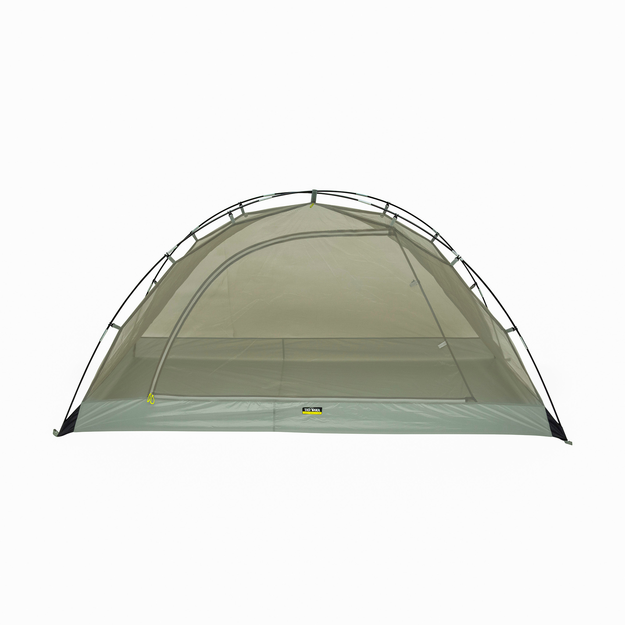 Tatonka Single Moskito Dome cub grün 1-Personen-Zelte - Ansicht frontal-hinten Zelt, Im Freien, Tatonka Single Moskito Dome cub grün 1-Personen-Zelte - Ansicht frontal-hinten