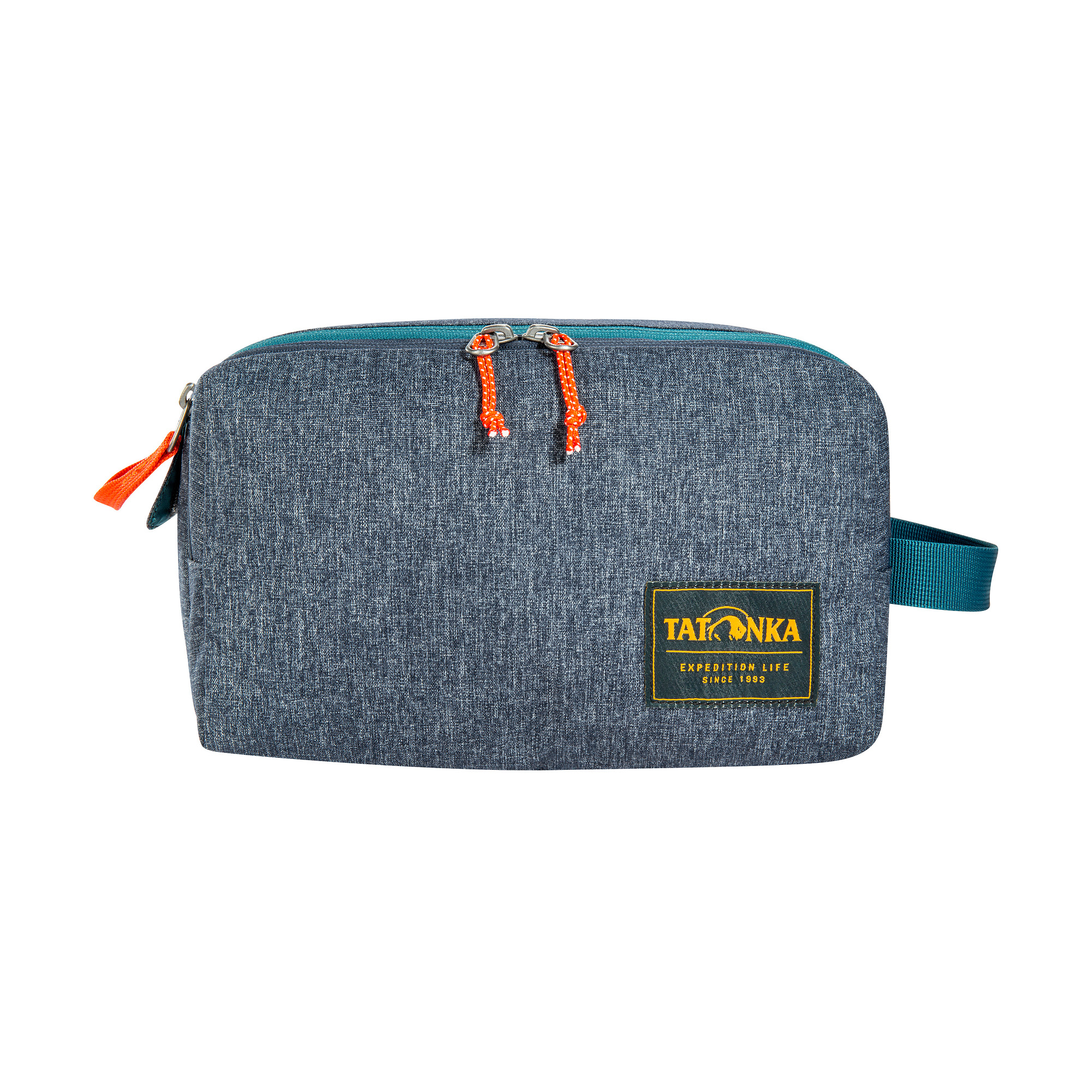 Tatonka Cosmetic Double Zip Pouch navy blau Kulturbeutel - Ansicht frontal-vorne Zubehor, Tasche, Handtasche, Tatonka Cosmetic Double Zip Pouch navy blau Kulturbeutel - Ansicht frontal-vorne