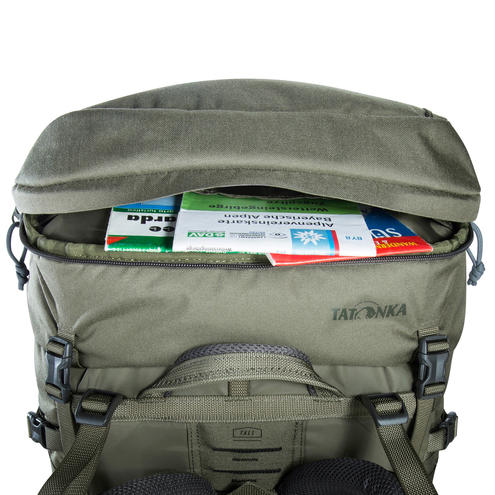 Tasche, Rucksack, Tatonka Yukon 60+10 Women BC stone grey olive grau Trekkingrucksäcke - Detailansicht