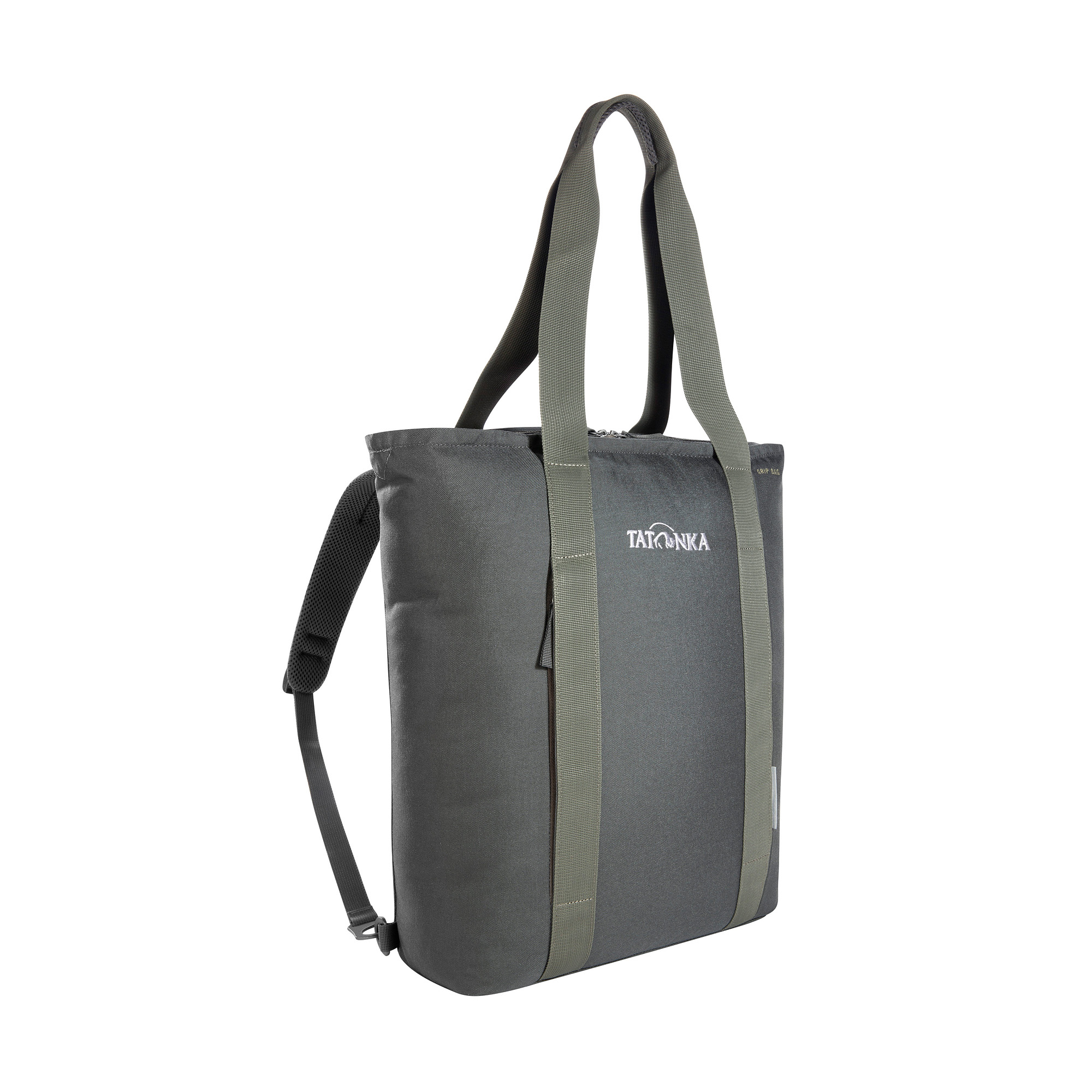 Tatonka Grip Bag titan grey grau Umhängetaschen - Ansicht seitlich-vorne Tasche, Tragetasche, Zubehör, Handtasche, Tatonka Grip Bag titan grey grau Umhängetaschen - Ansicht seitlich-vorne