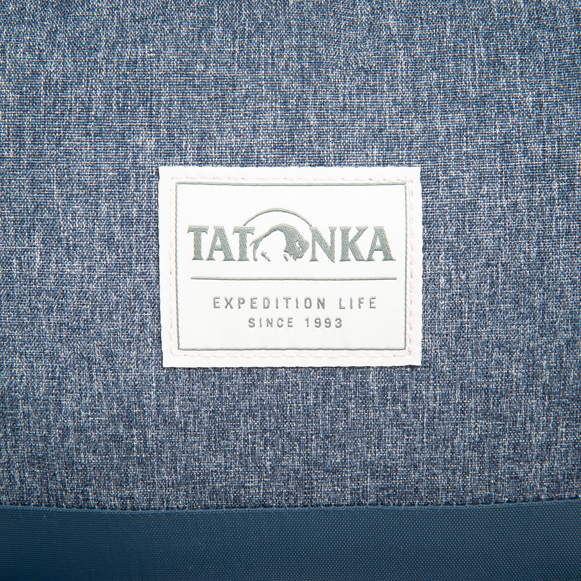 jeans, patch label, denim, blue, brandless tag, Tatonka Duffle Bag 45 navy blue blau Reisetaschen - Detailansicht