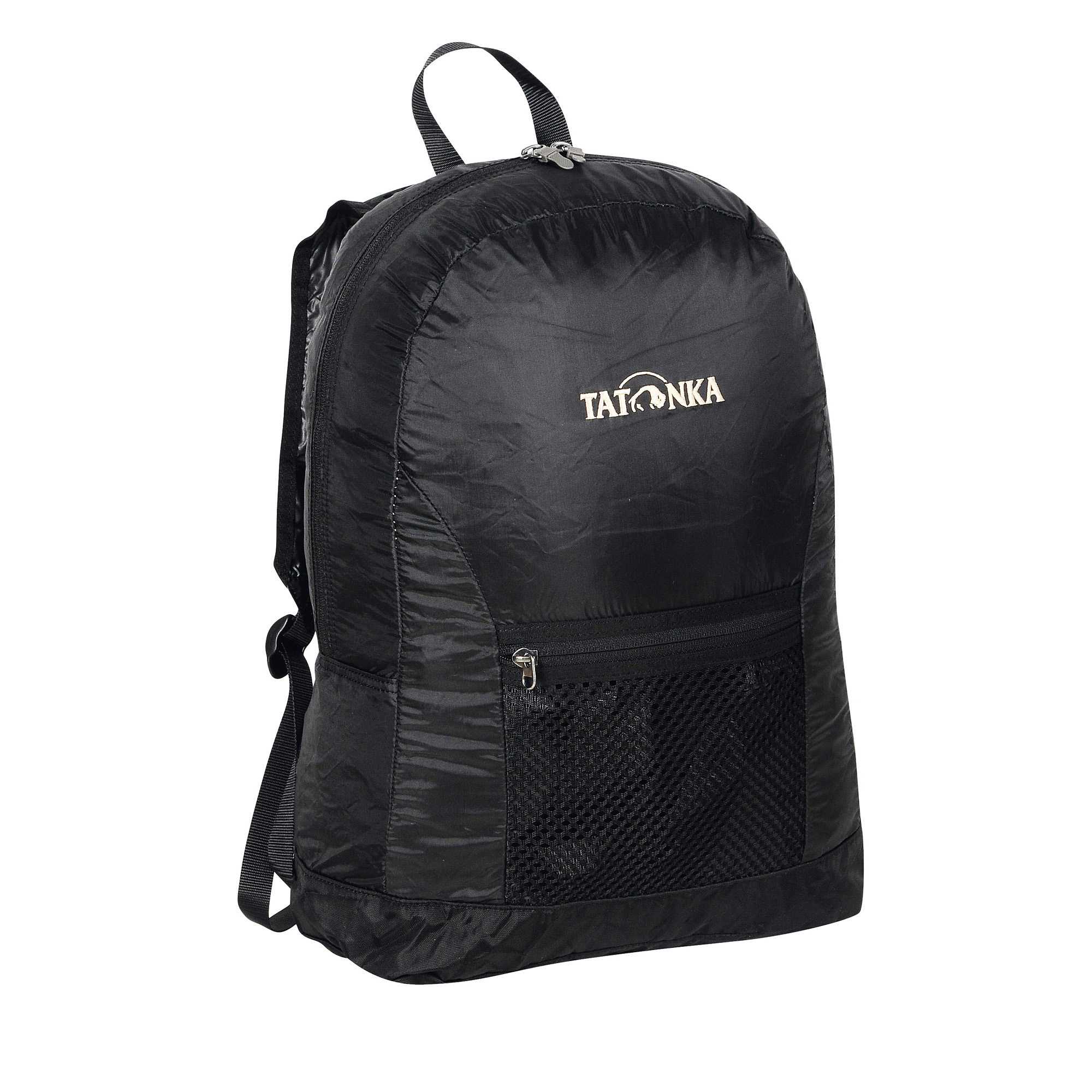 Tatonka Superlight black schwarz Reiserucksäcke - Ansicht seitlich-vorne Tasche, Rucksack, Tatonka Superlight black schwarz Reiserucksäcke - Ansicht seitlich-vorne