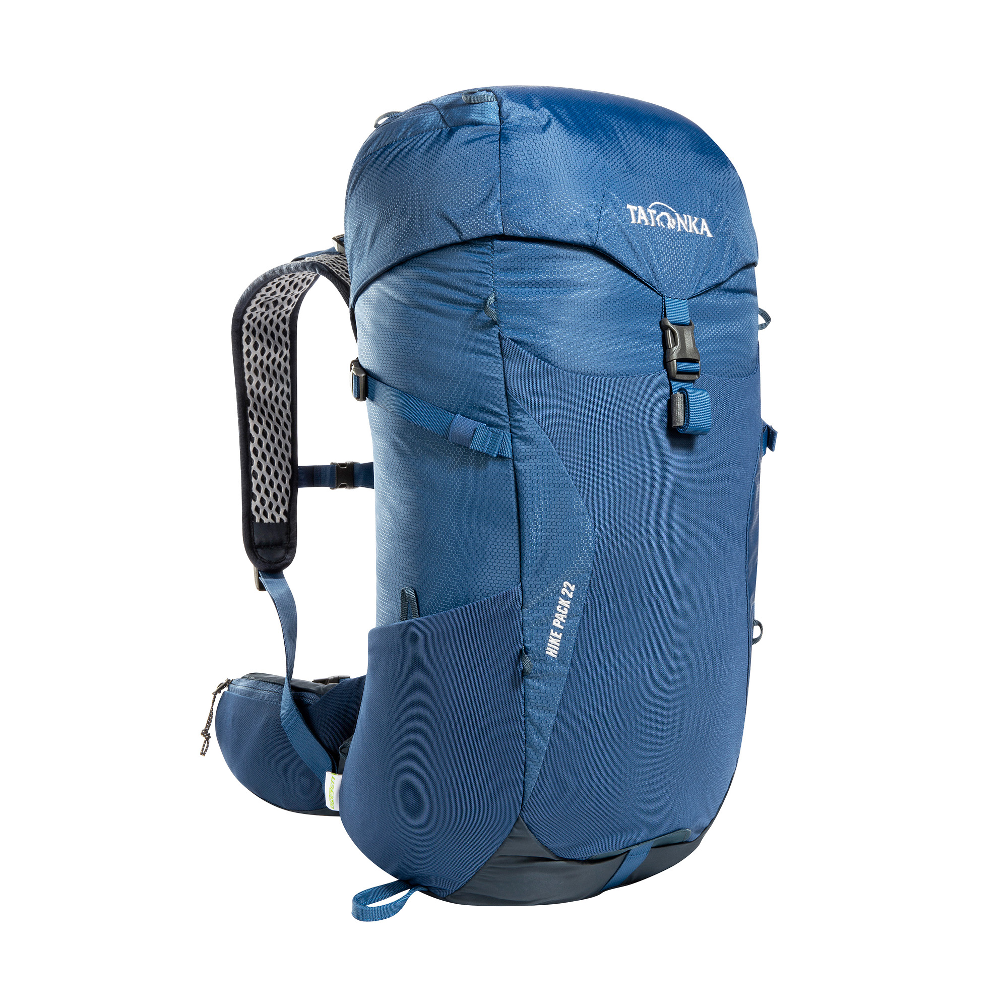 Tatonka Hike Pack 22 darker blue blau Wanderrucksäcke - Ansicht seitlich-vorne Tasche, Rucksack, Tatonka Hike Pack 22 darker blue blau Wanderrucksäcke - Ansicht seitlich-vorne