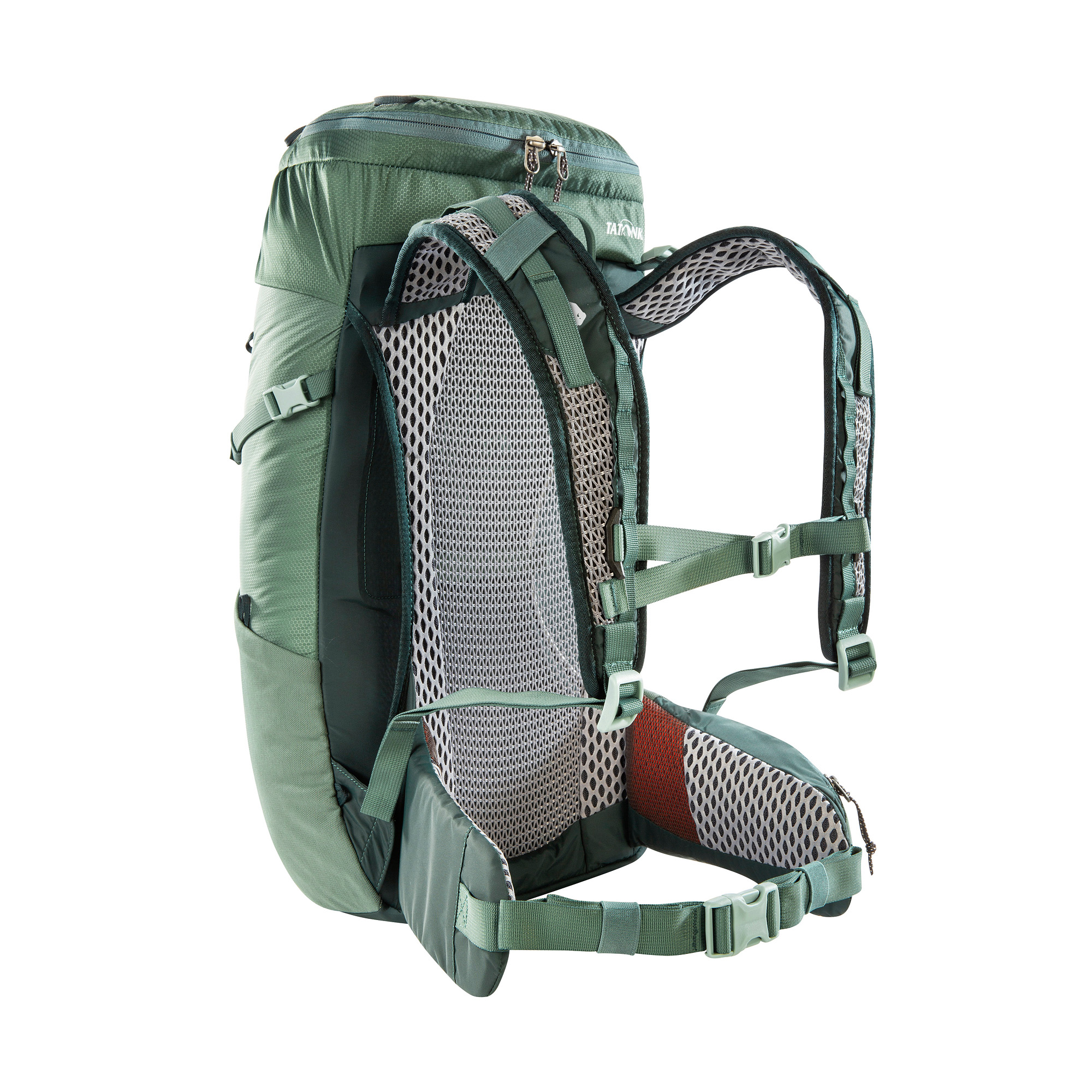 Tatonka Hike Pack 22 sage green grün Wanderrucksäcke - Ansicht seitlich-hinten Tasche, Rucksack, Tatonka Hike Pack 22 sage green grün Wanderrucksäcke - Ansicht seitlich-hinten