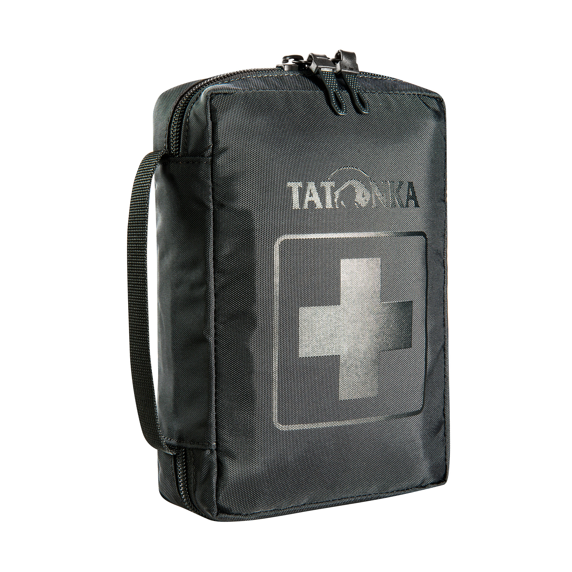 Tatonka First Aid "S" black schwarz Erste-Hilfe-Rucksäcke /-taschen - Ansicht seitlich-vorne Erste Hilfe, Tatonka First Aid "S" black schwarz Erste-Hilfe-Rucksäcke /-taschen - Ansicht seitlich-vorne