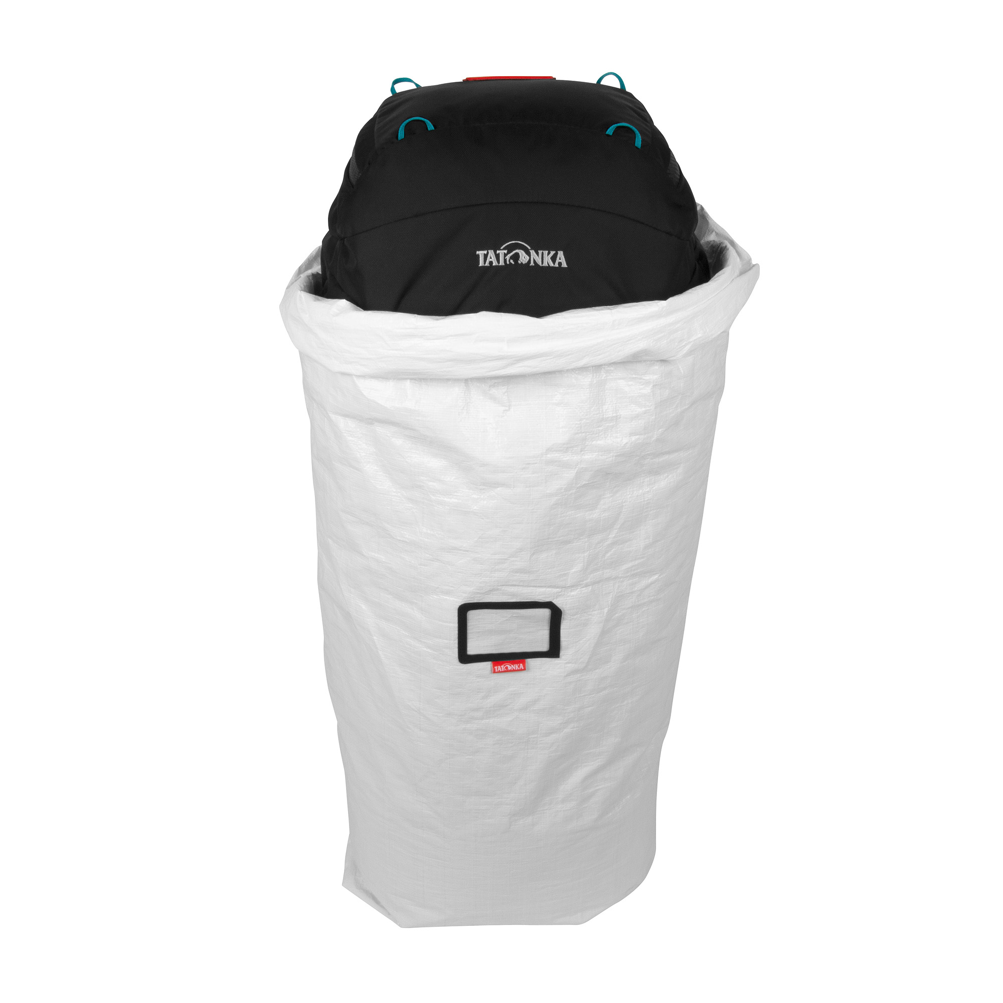Tatonka Pack Cover Universal white silber Rucksack-Zubehör - Detailansicht Korb, Tatonka Pack Cover Universal white silber Rucksack-Zubehör - Detailansicht