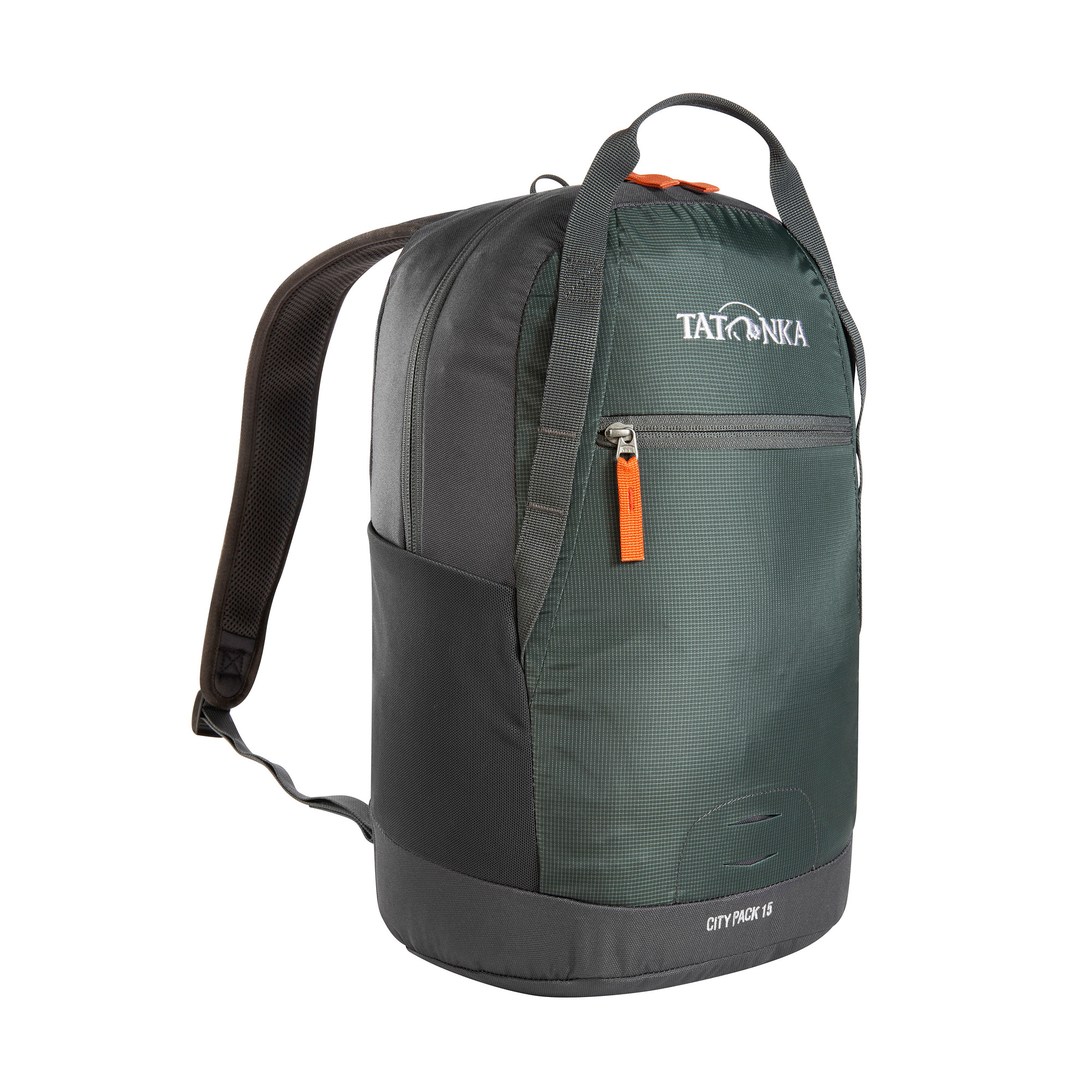 Tatonka City Pack 15 titan grey grau Tagesrucksäcke - Ansicht seitlich-vorne Tasche, Rucksack, Tatonka City Pack 15 titan grey grau Tagesrucksäcke - Ansicht seitlich-vorne