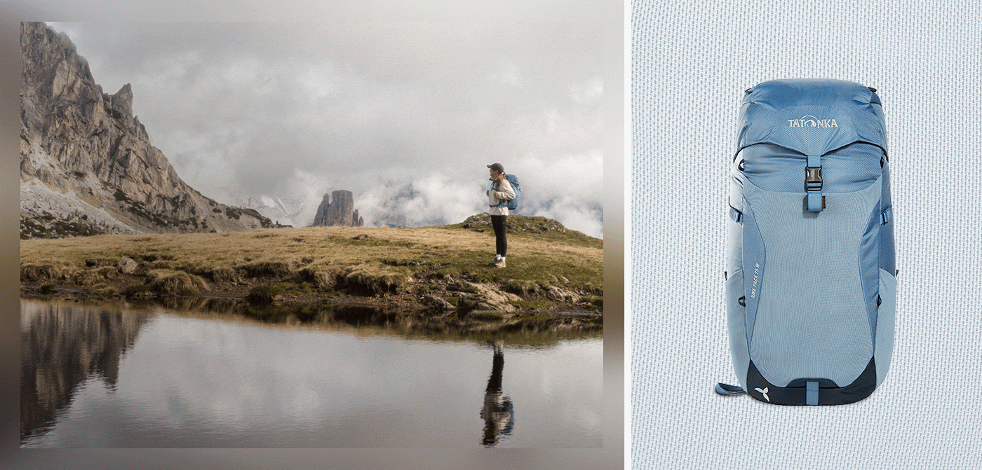 Die Hike Pack-Kollektion - Mit belüftetem Netzrückensystem für exzellenten Trage- und Klimakomfort.