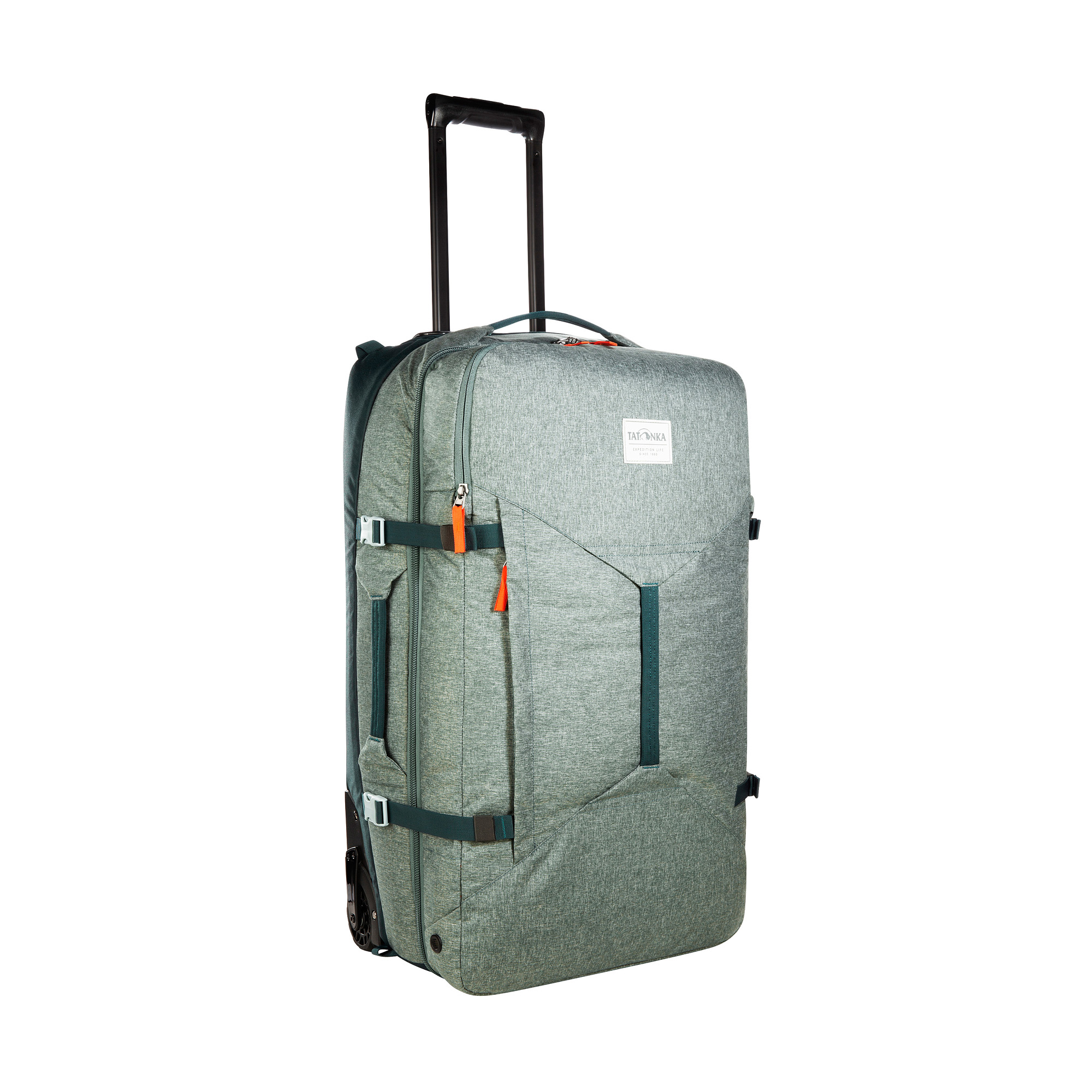 Gepäck, Koffer, Tatonka Travel Roller 90 sage green grün Trolleys & Koffer - Ansicht seitlich-vorne