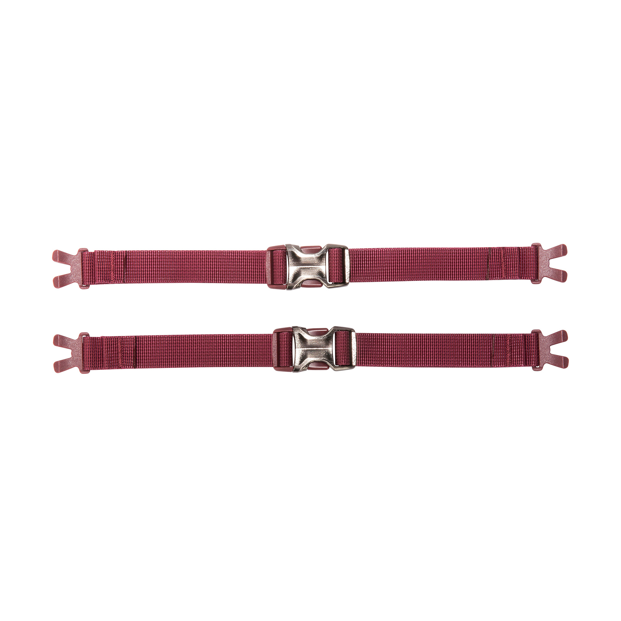 Tatonka Compression Straps bordeaux red rot Rucksack-Zubehör - Ansicht seitlich-vorne Zubehor, Gürtel, Riemen, Tatonka Compression Straps bordeaux red rot Rucksack-Zubehör - Ansicht seitlich-vorne