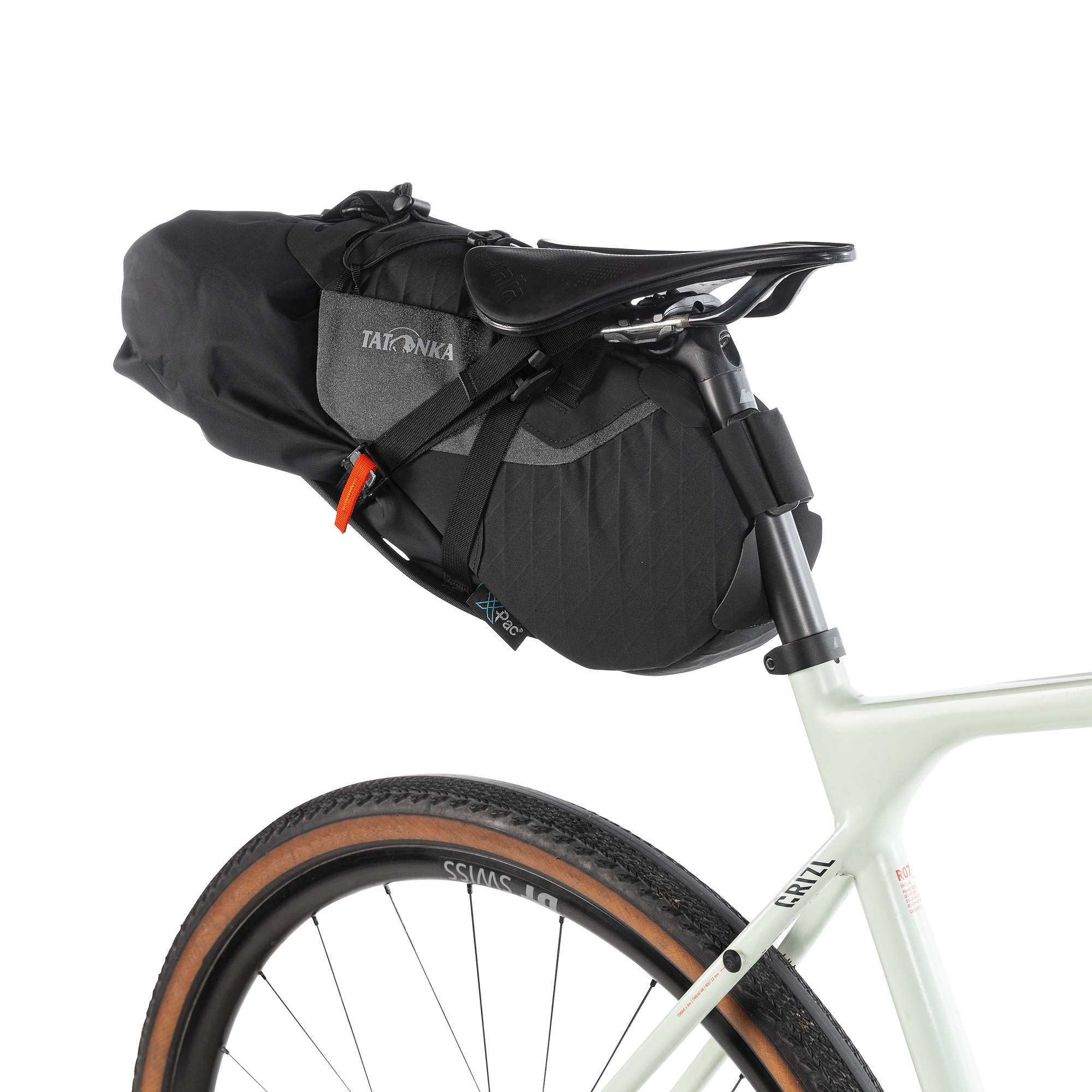 Maschine, Rad, Fahrrad, Transport, Fahrzeug, Tatonka Saddle Stuffbag Holder black schwarz - Detailansicht