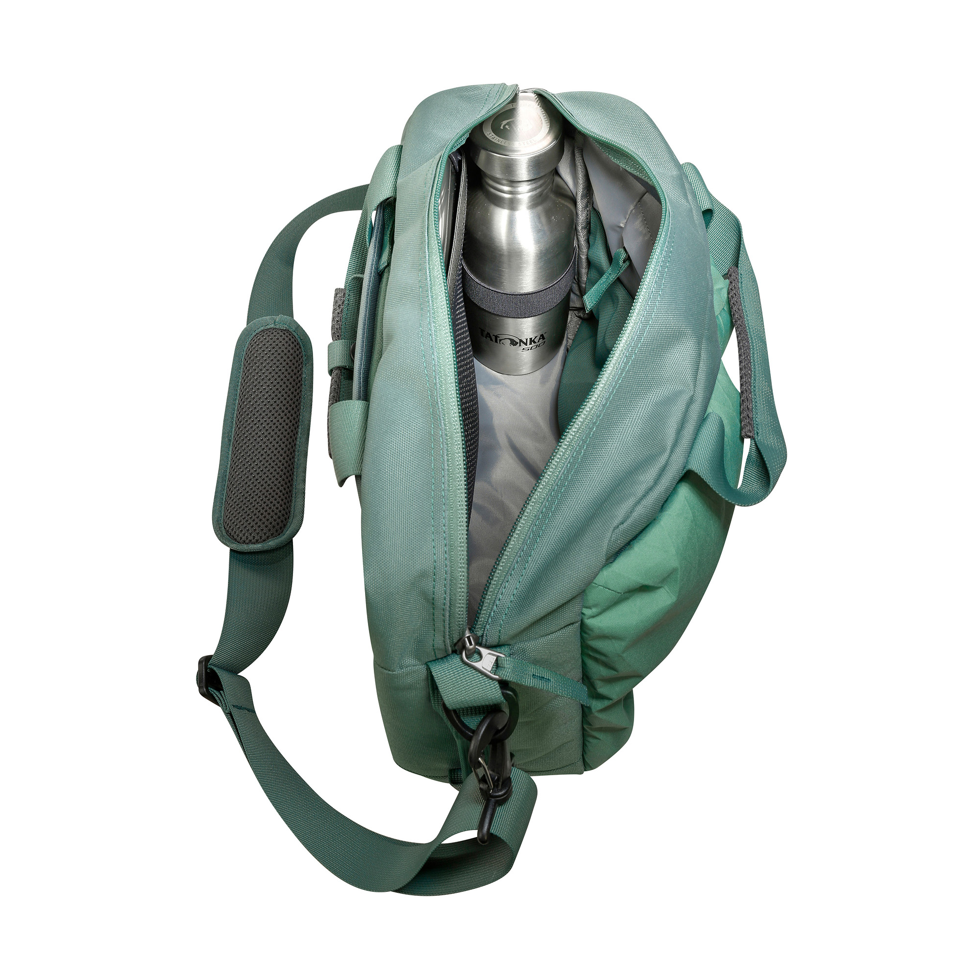 Tasche, Rucksack, Tatonka Cross Body Bag XL sage green grün Umhängetaschen - Detailansicht