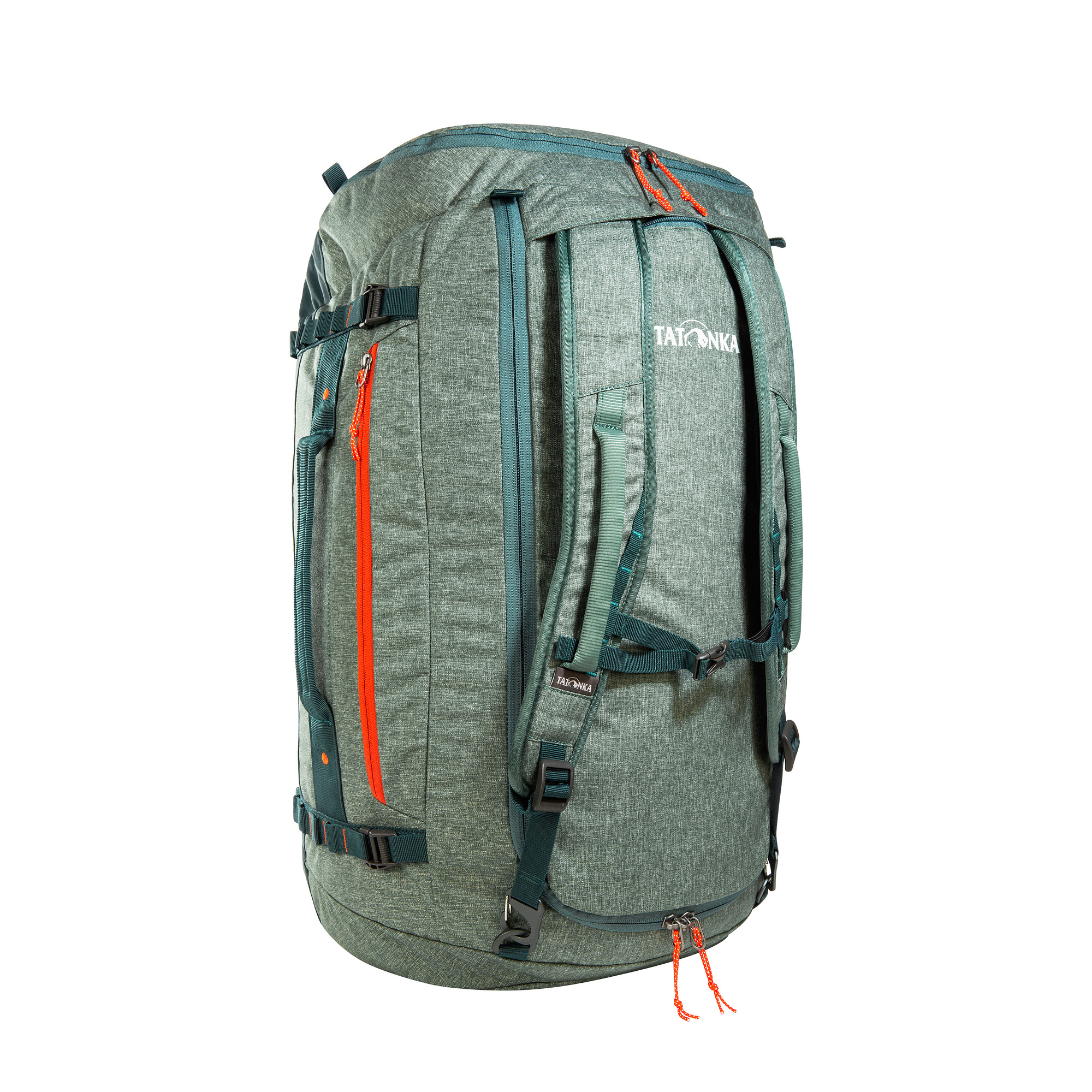 Tatonka Duffle Bag 65 sage green grün Reisetaschen - Ansicht seitlich-vorne Tasche, Rucksack, Tatonka Duffle Bag 65 sage green grün Reisetaschen - Ansicht seitlich-vorne