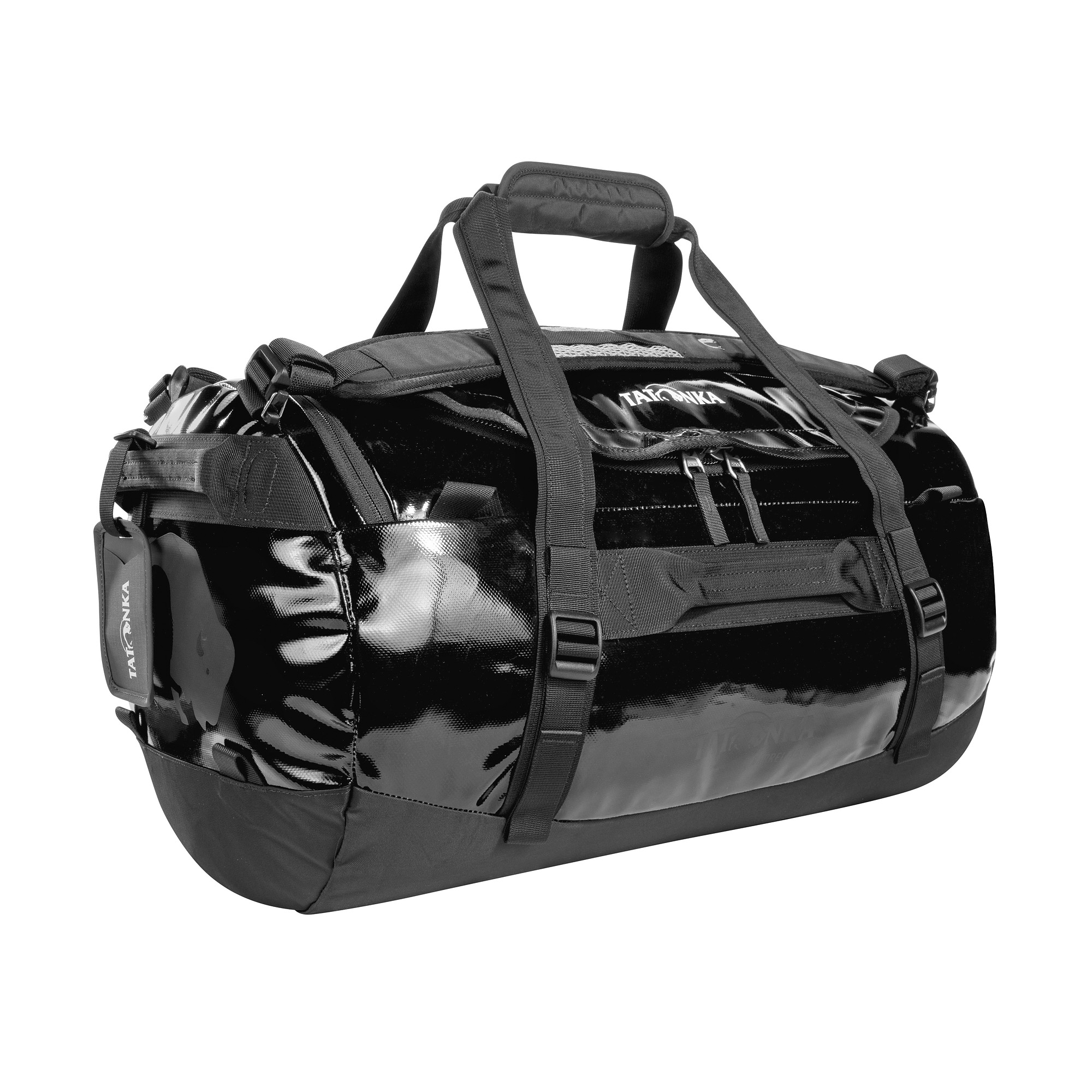 Tatonka Barrel 45 black schwarz Reisetaschen - Ansicht seitlich-vorne Tasche, Zubehör, Handtasche, Gepäck, Tatonka Barrel 45 black schwarz Reisetaschen - Ansicht seitlich-vorne