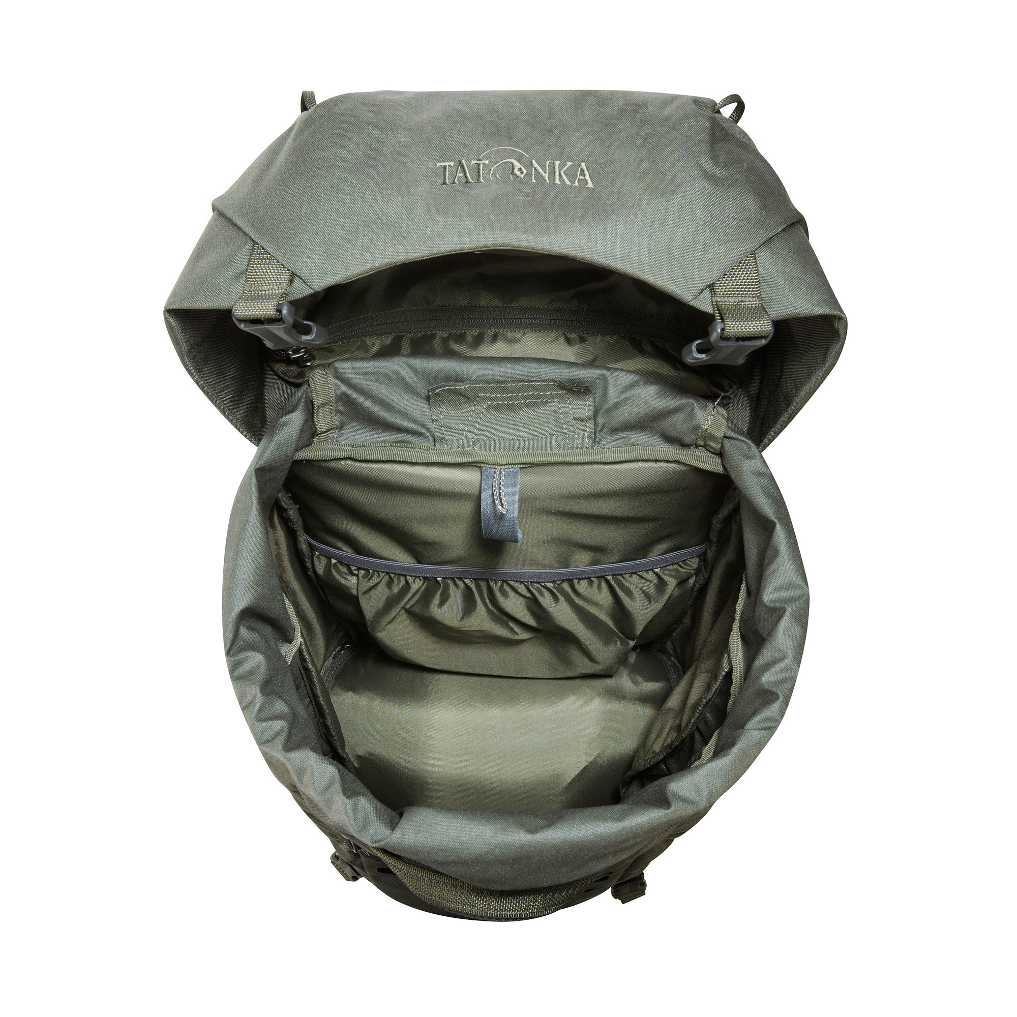 Tasche, Rucksack, Tatonka Pyrox 40+10 Women BC stone grey olive grau Trekkingrucksäcke - Detailansicht