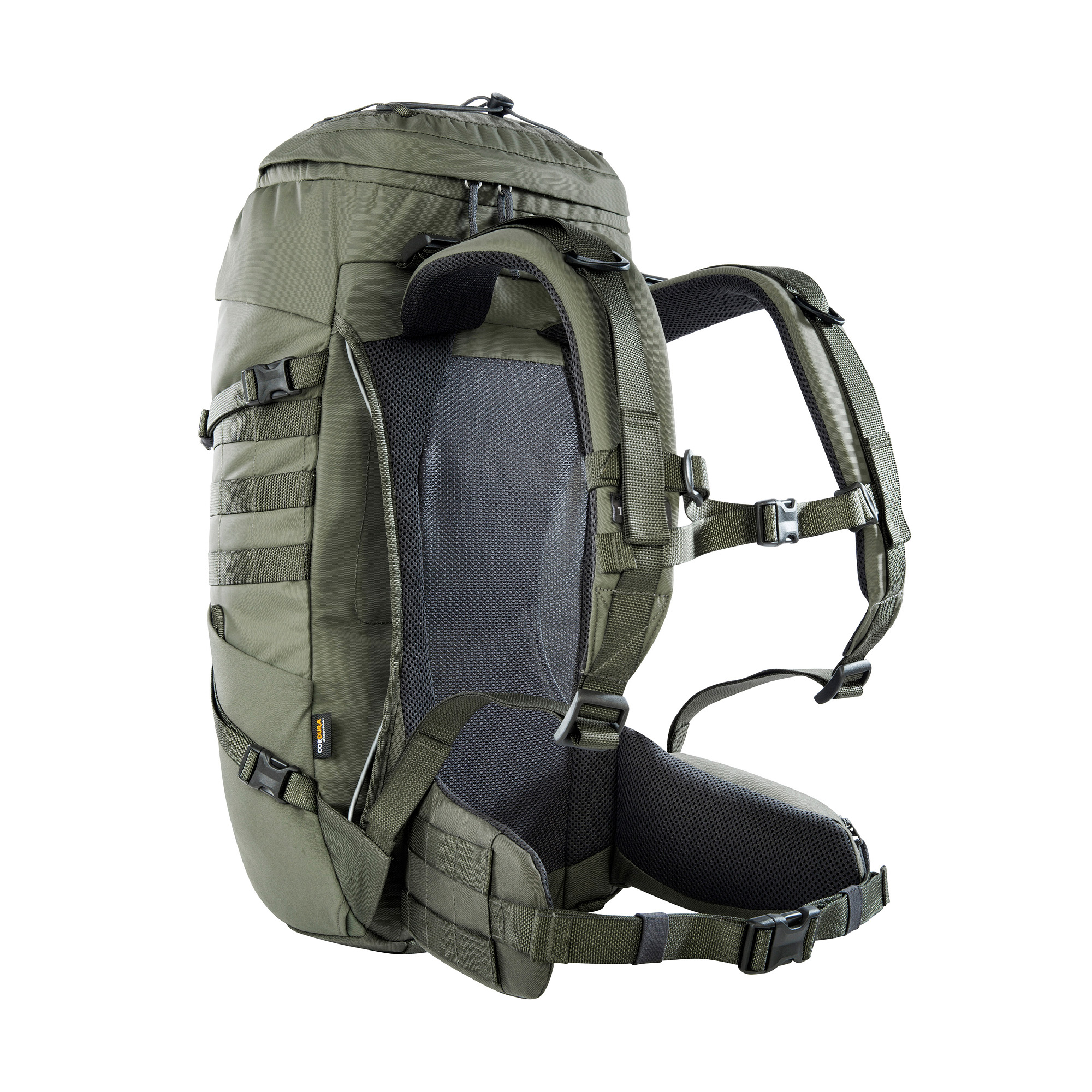 Tatonka Hike Pack 25 Women BC stone grey olive grau Wanderrucksäcke - Ansicht seitlich-hinten Tasche, Rucksack, Tatonka Hike Pack 25 Women BC stone grey olive grau Wanderrucksäcke - Ansicht seitlich-hinten
