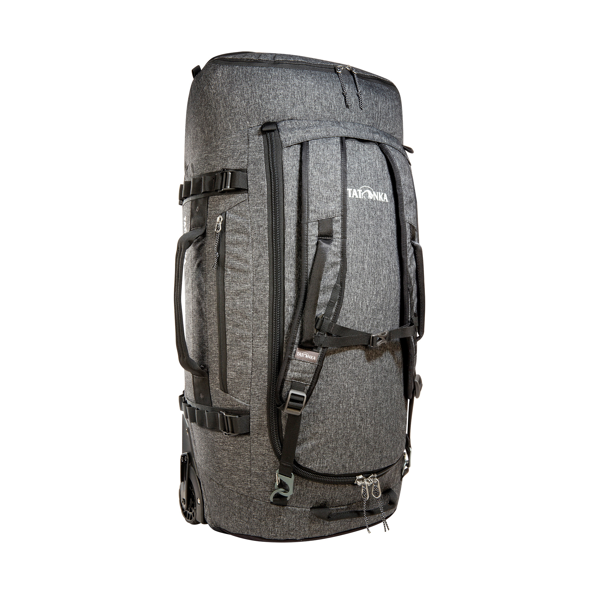 Tatonka Duffle Roller 80 black schwarz Trolleys & Koffer - Ansicht seitlich-vorne Tasche, Gepäck, Rucksack, Tatonka Duffle Roller 80 black schwarz Trolleys & Koffer - Ansicht seitlich-vorne