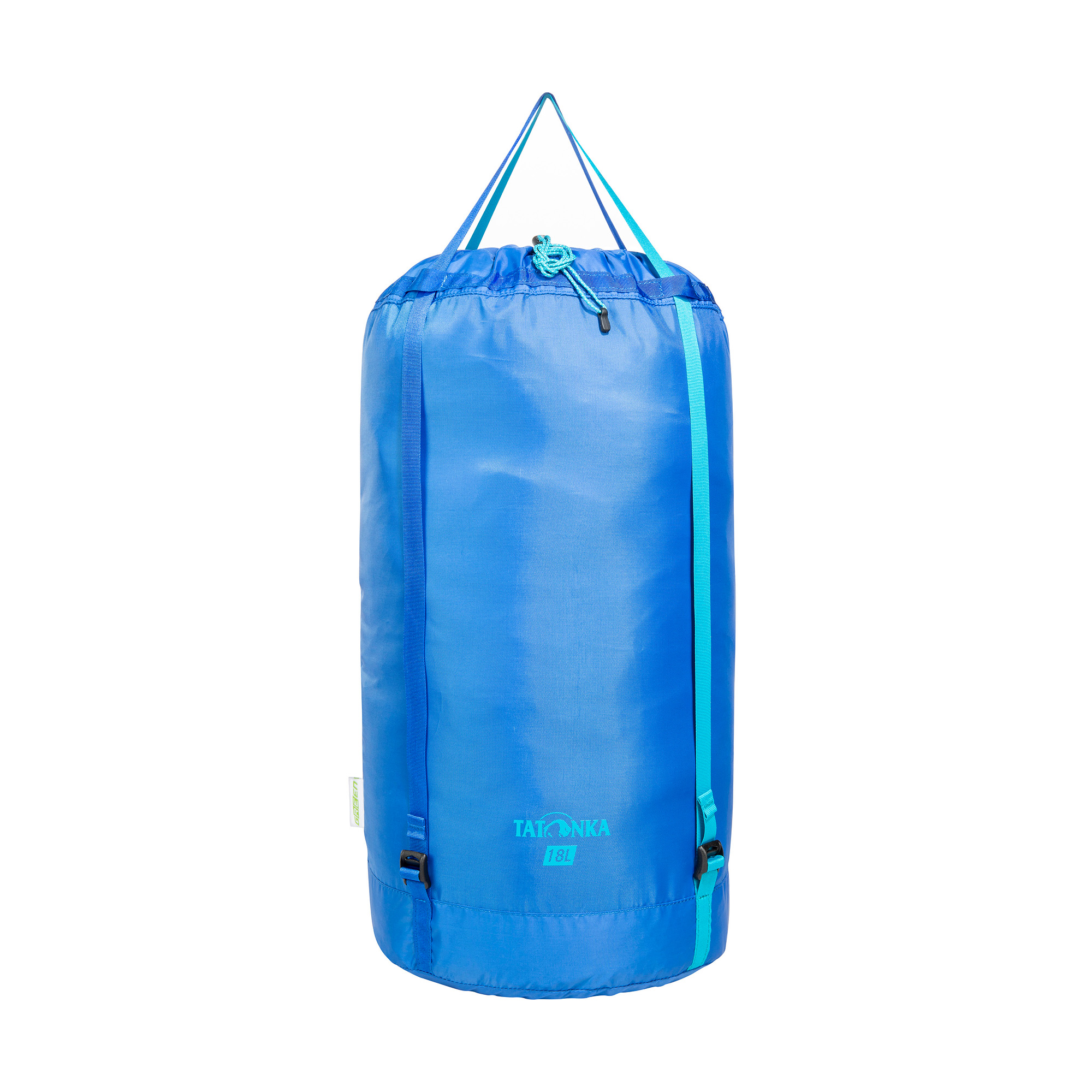 Tatonka Compression Sack 18l blue blau Packwürfel & Staubeutel - Ansicht seitlich-vorne Tasche, Zubehör, Handtasche, Tatonka Compression Sack 18l blue blau Packwürfel & Staubeutel - Ansicht seitlich-vorne