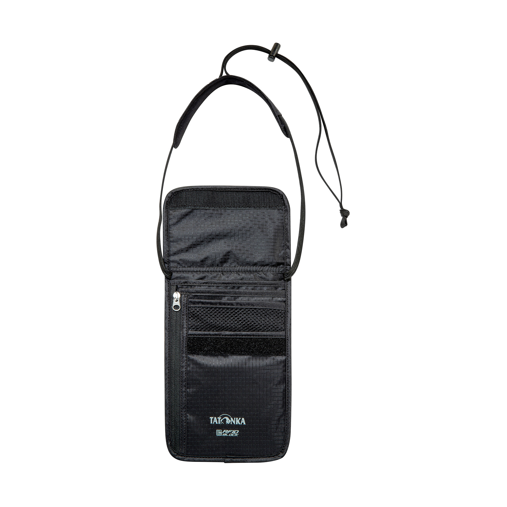 Zubehor, Tasche, Handtasche, Riemen, Geldbörse, Tatonka Skin Neck Pouch RFID Block black schwarz Brustbeutel - Detailansicht