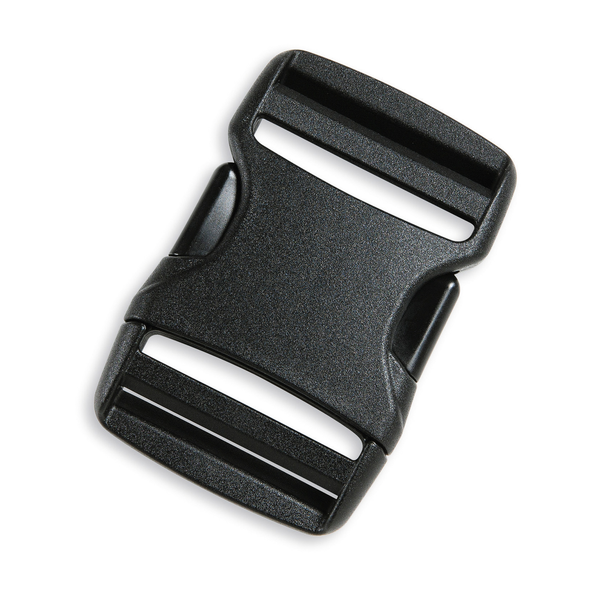 Tatonka SR-Buckle 38mm Dual black schwarz Rucksack-Zubehör - Ansicht seitlich-vorne Zubehor, Schnalle, Fön, Gerät, Elektrisches Gerät, Tatonka SR-Buckle 38mm Dual black schwarz Rucksack-Zubehör - Ansicht seitlich-vorne