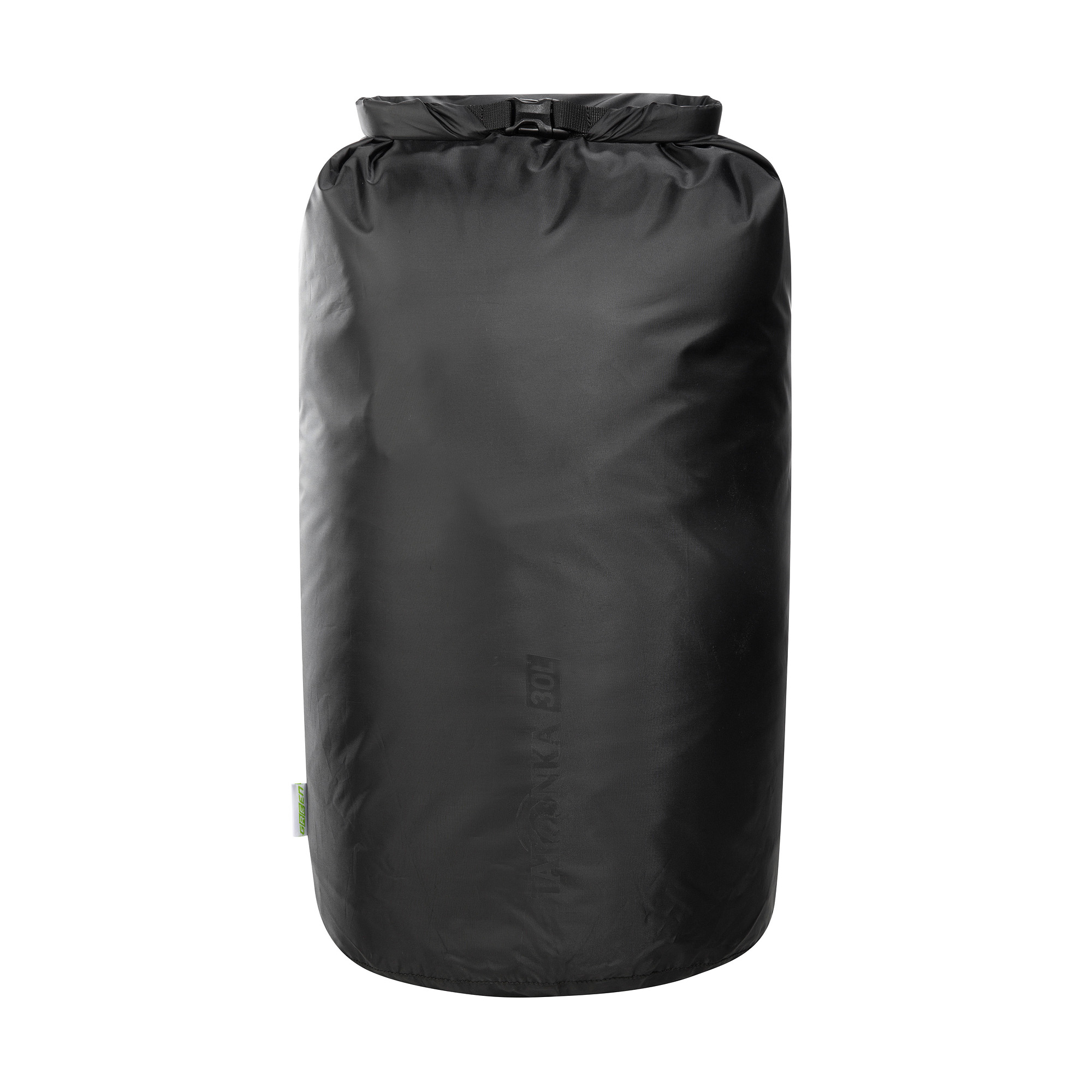 Tatonka Dry Sack 30l black schwarz Reisezubehör - Ansicht seitlich-vorne Tasche, Tatonka Dry Sack 30l black schwarz Reisezubehör - Ansicht seitlich-vorne