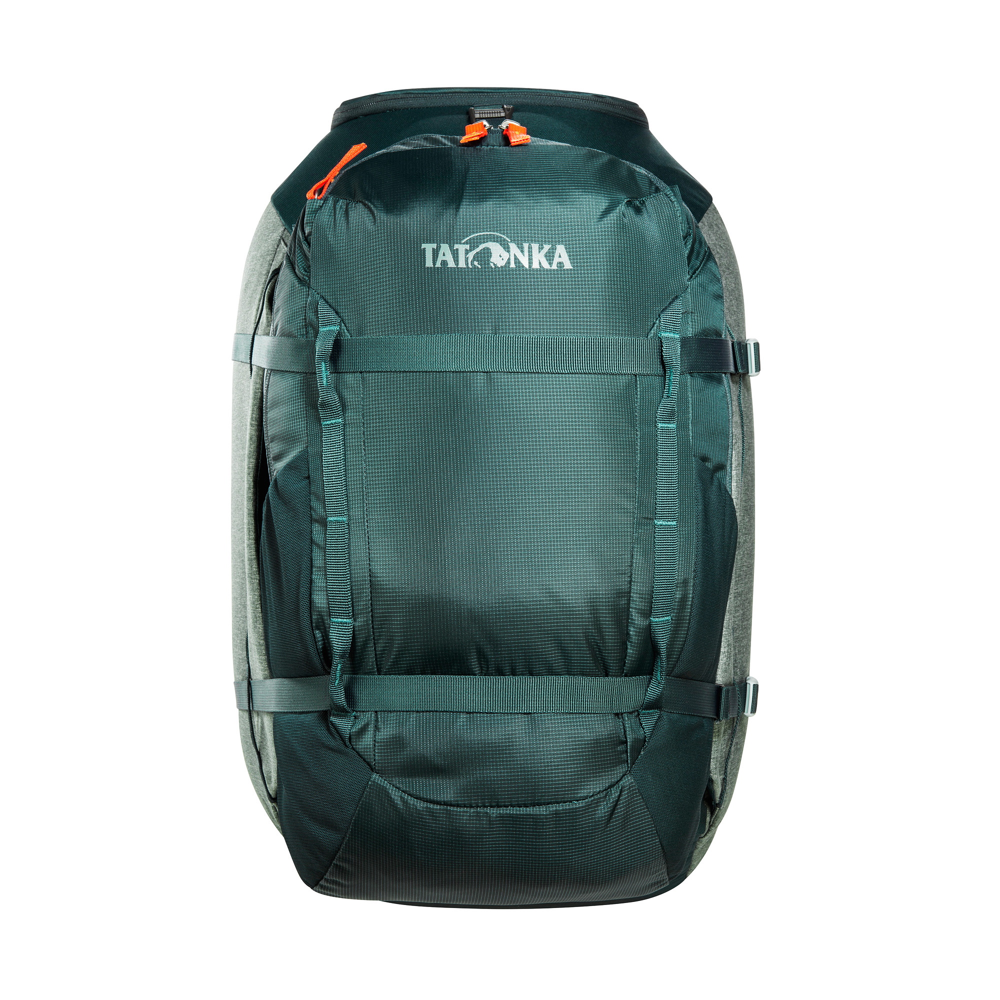 Tasche, Rucksack, Tatonka Great Escape 50+15 Women sage green grün Reiserucksäcke - Ansicht frontal-vorne