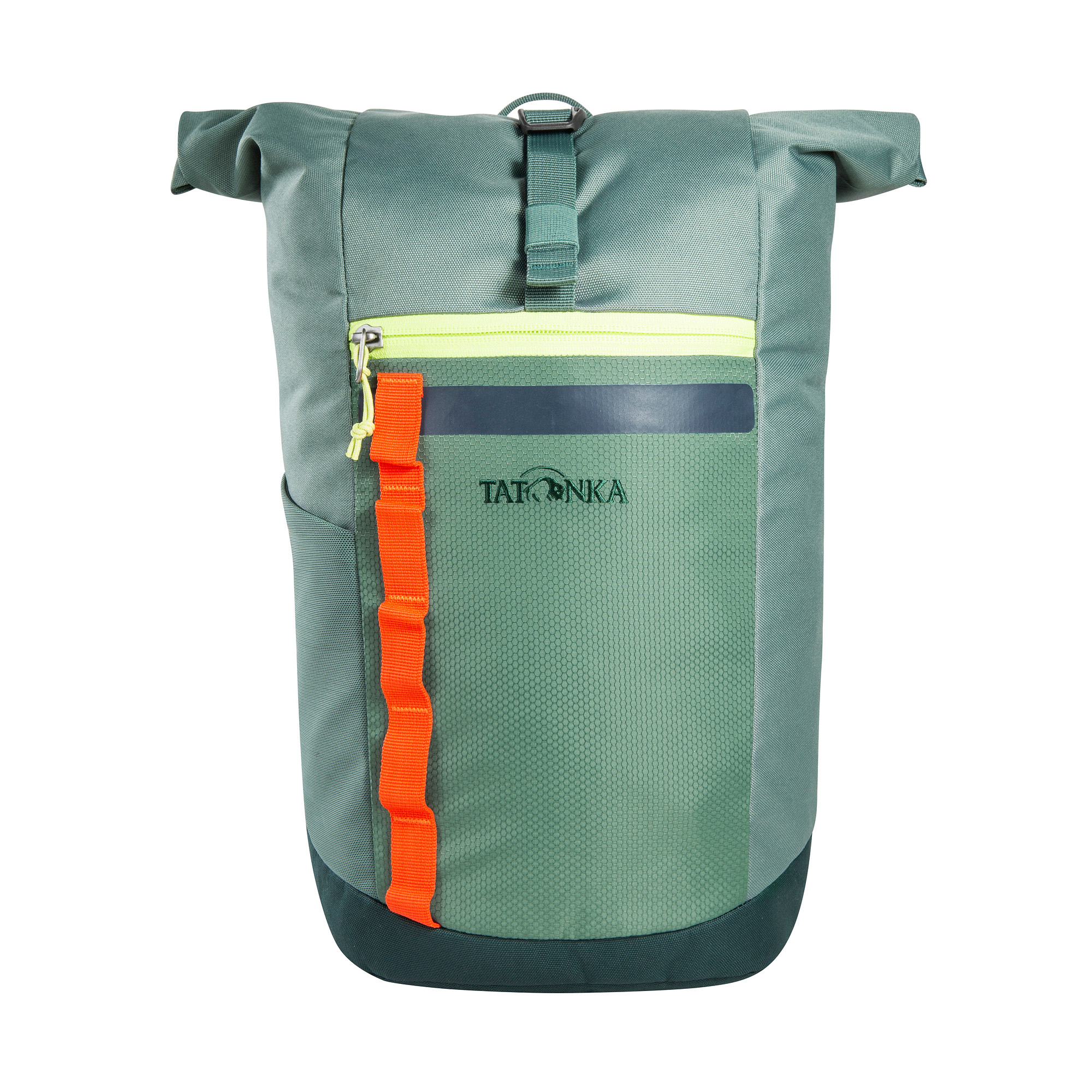 Tasche, Rucksack, Tatonka Rolltop Pack JR 14 sage green grün Kinderrucksäcke - Ansicht frontal-vorne