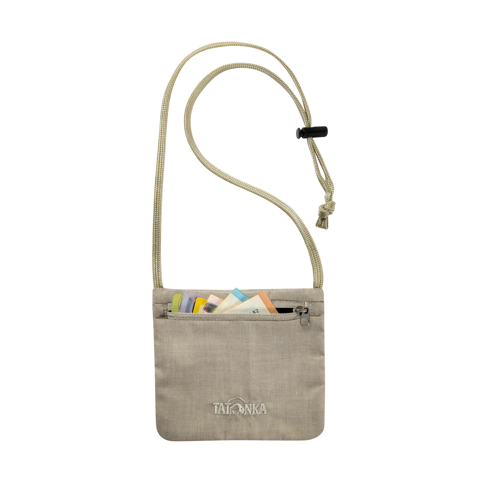 Zubehor, Tasche, Handtasche, Geldbörse, Tragetasche, Tatonka Skin ID Pouch macciato braun Brustbeutel - Ansicht frontal-vorne