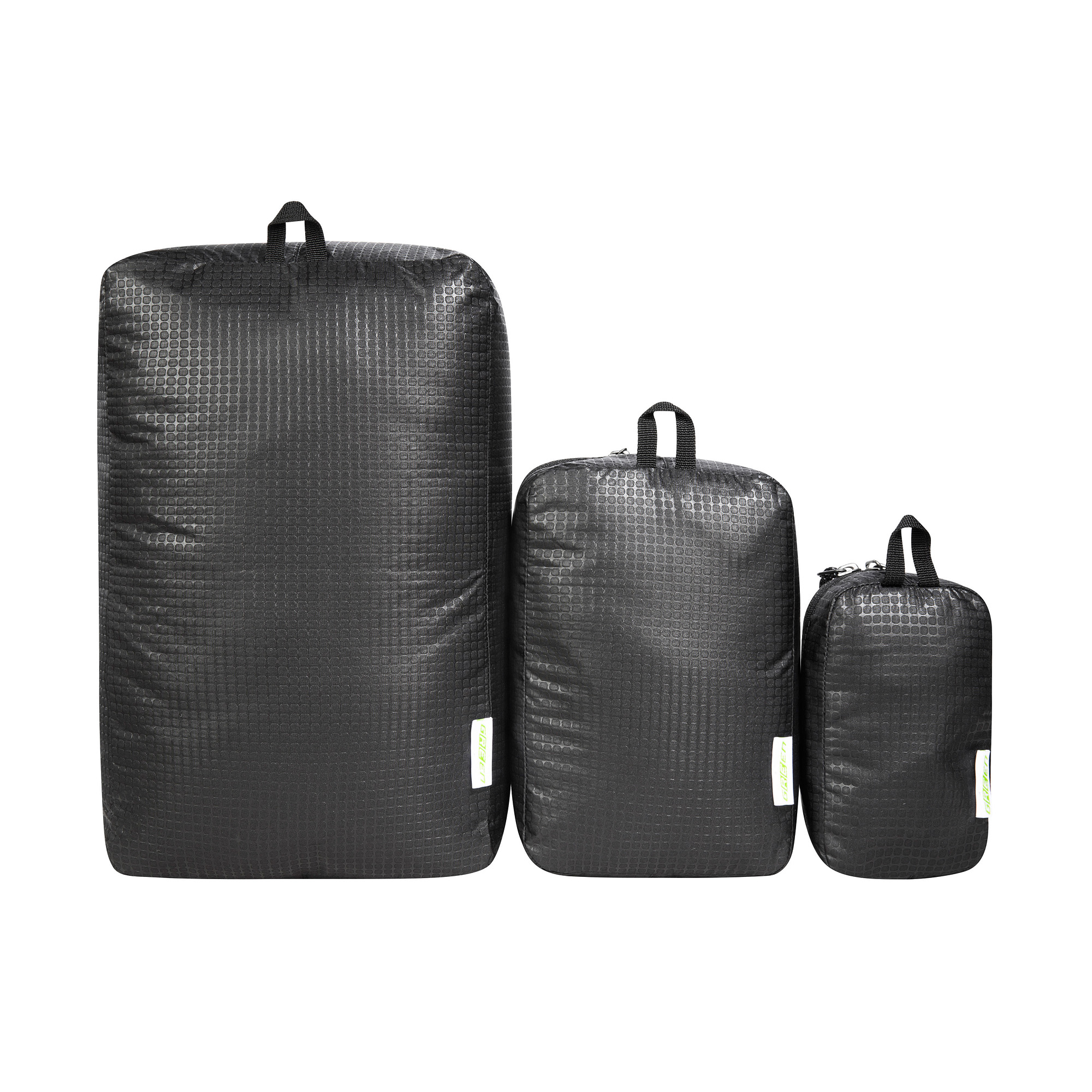 Tatonka Stuff Sack Zip Set III black schwarz Reisezubehör - Ansicht seitlich-hinten Gepäck, Zubehör, Tasche, Handtasche, Tatonka Stuff Sack Zip Set III black schwarz Reisezubehör - Ansicht seitlich-hinten