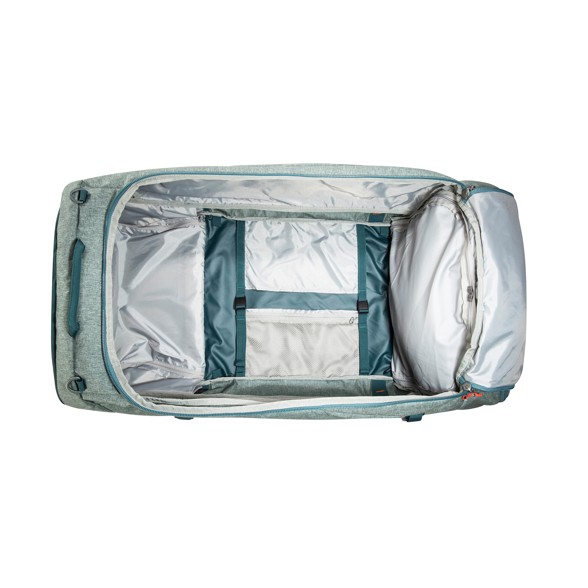 Tatonka Duffle Roller 140 sage green grün Trolleys & Koffer - Detailansicht Erste Hilfe, Tatonka Duffle Roller 140 sage green grün Trolleys & Koffer - Detailansicht