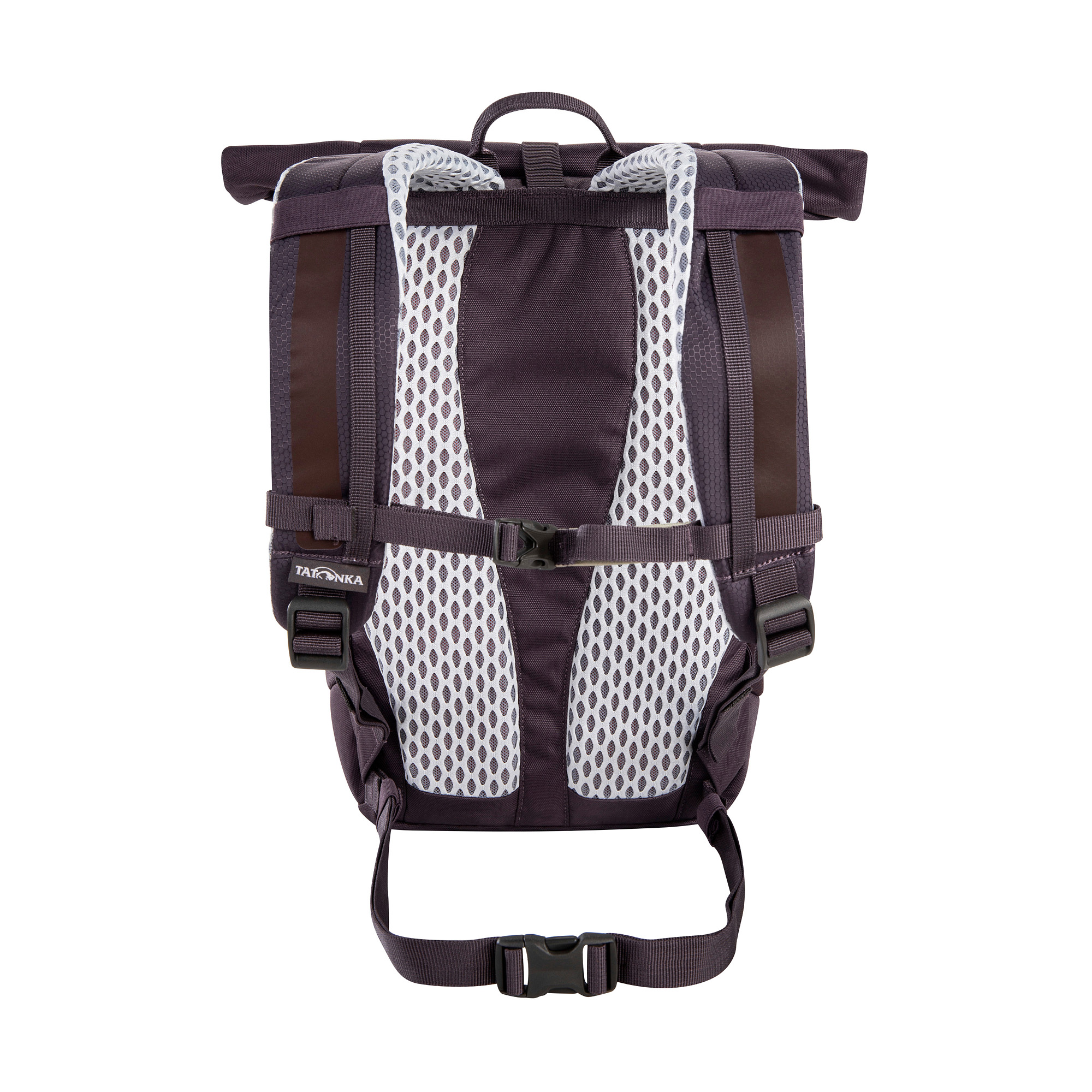 Tasche, Rucksack, Tatonka Rolltop Pack JR 14 midnight plum lila Kinderrucksäcke - Ansicht frontal-hinten