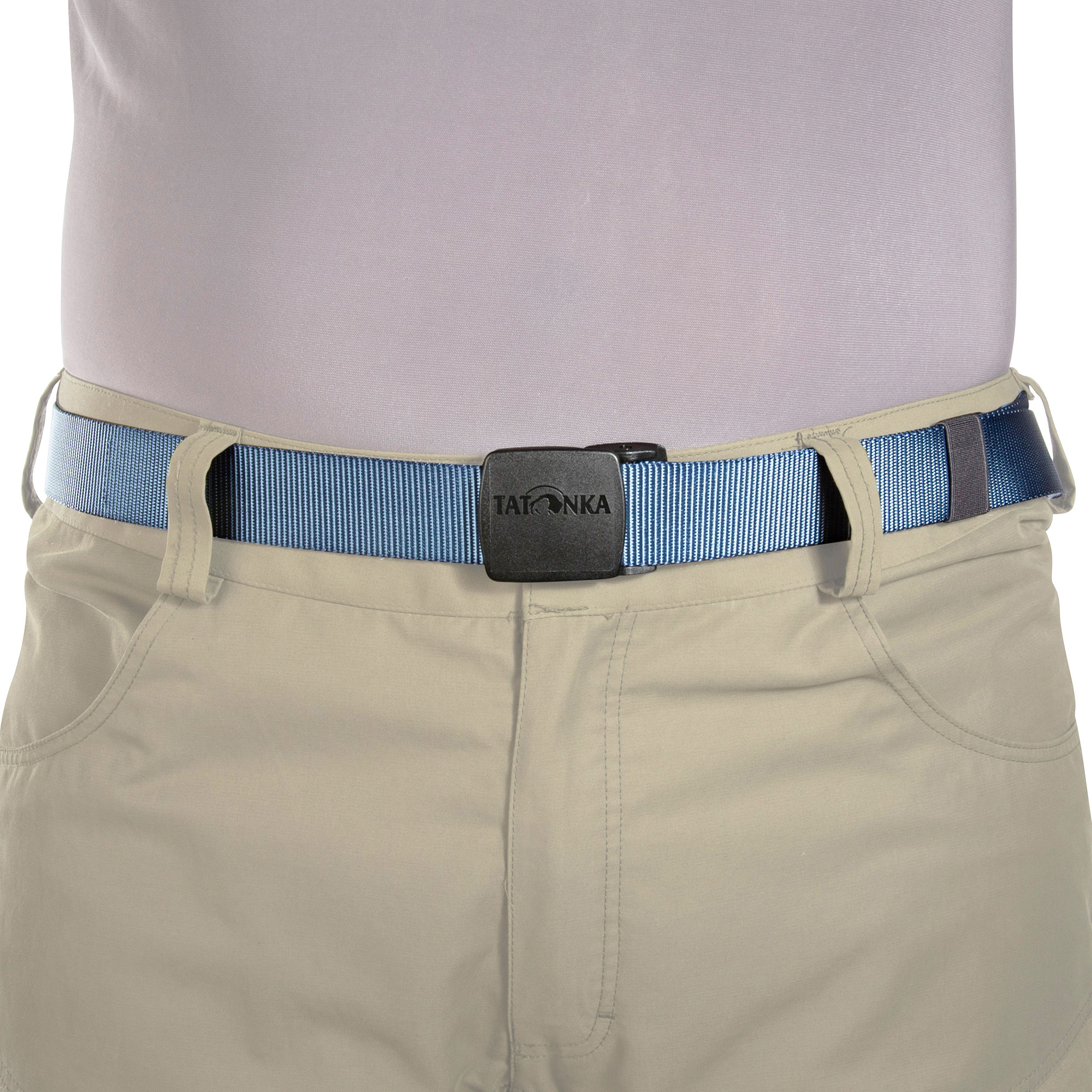 Zubehor, Gürtel, Schnalle, Tatonka Travel Waistbelt 30mm elemental blue blau Geldbeutel - Detailansicht