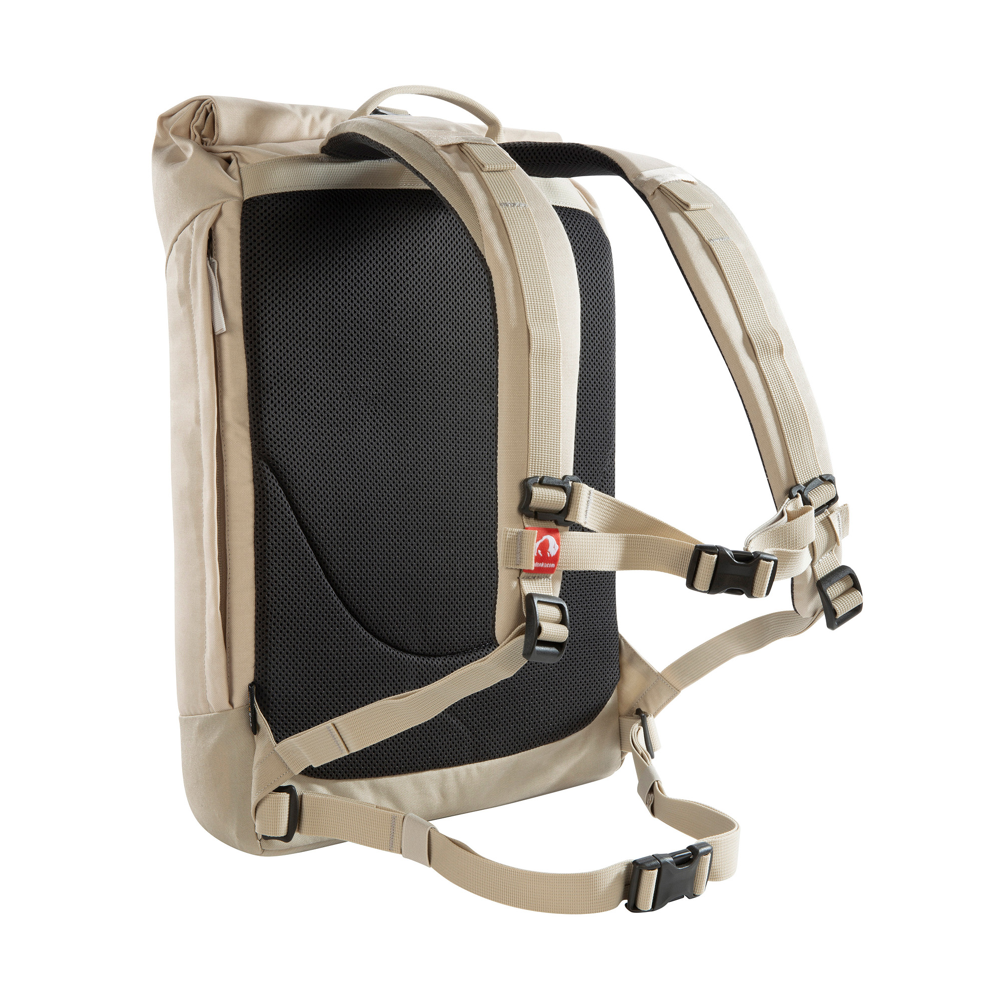 Tatonka Grip Rolltop Pack 25 Kapok brown rice braun Tagesrucksäcke - Ansicht seitlich-hinten Tasche, Rucksack, Tatonka Grip Rolltop Pack 25 Kapok brown rice braun Tagesrucksäcke - Ansicht seitlich-hinten