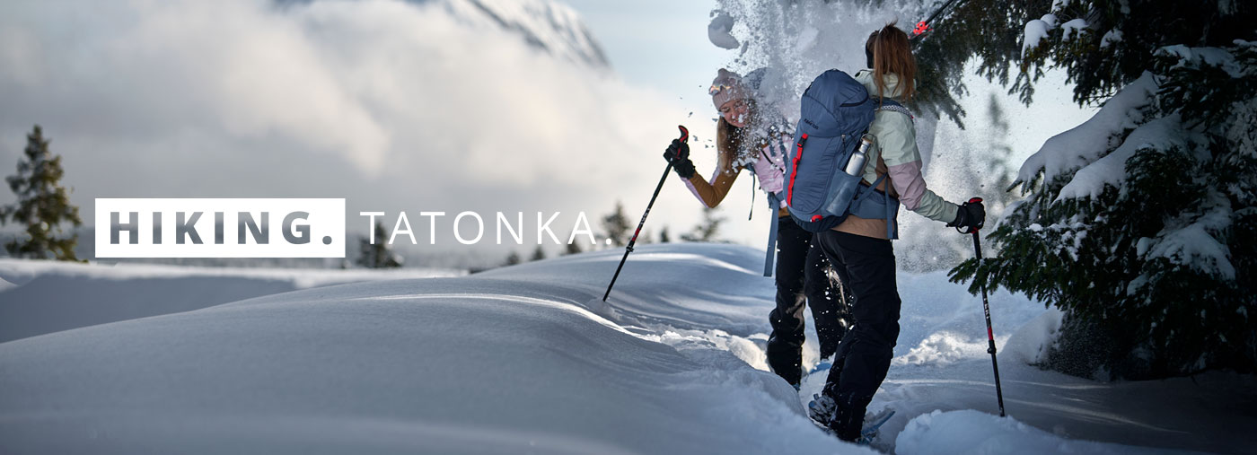 Für Wintermomente, die bleiben. Outdoor-Ausrüstung für alles, was draußen entsteht. Von Tatonka!