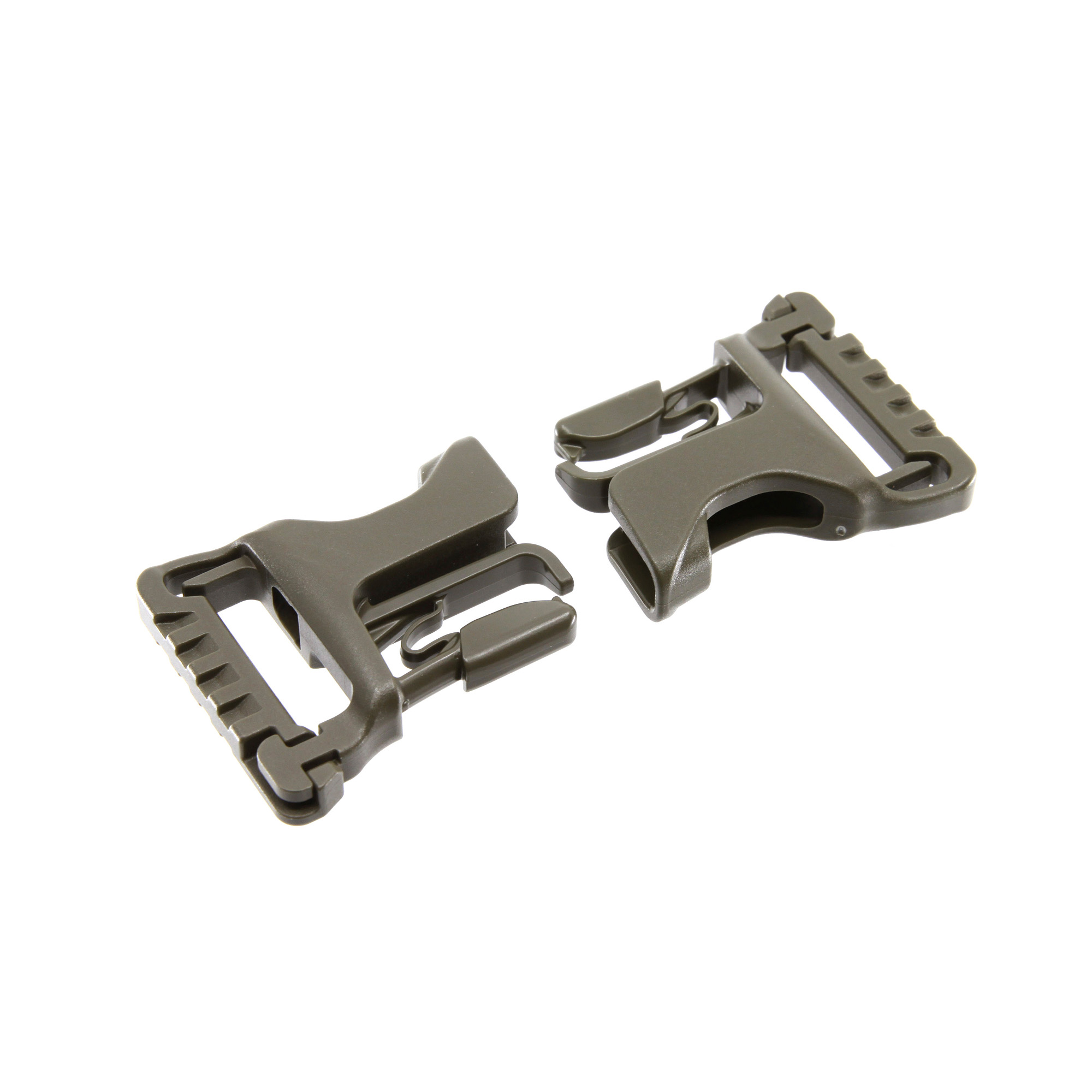 Zubehor, Schnalle, Tatonka Safety Herma SR-25 (2pcs) olive grün - Ansicht seitlich-hinten